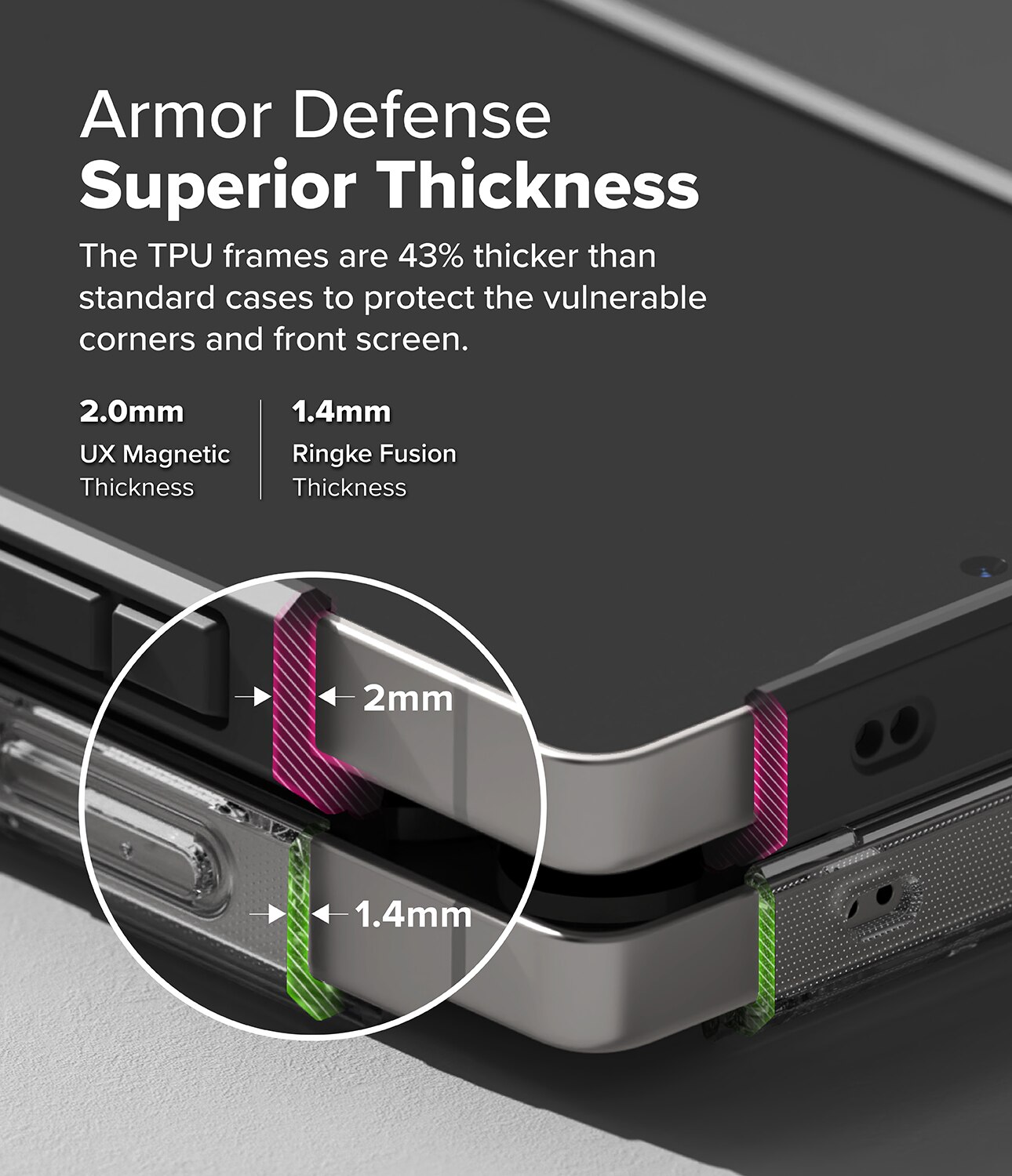 Funda UX Magnetic Samsung Galaxy S25 Ultra Matte Clear