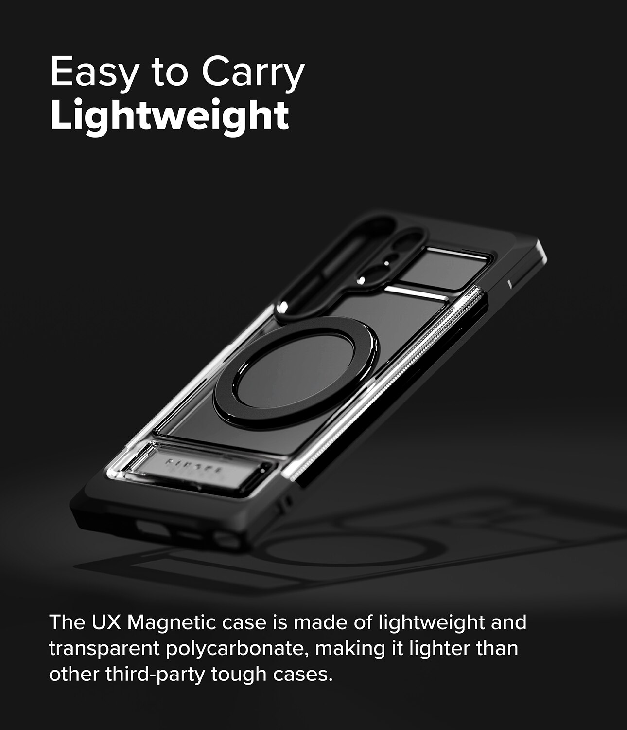 Funda UX Magnetic Samsung Galaxy S25 Ultra Matte Clear