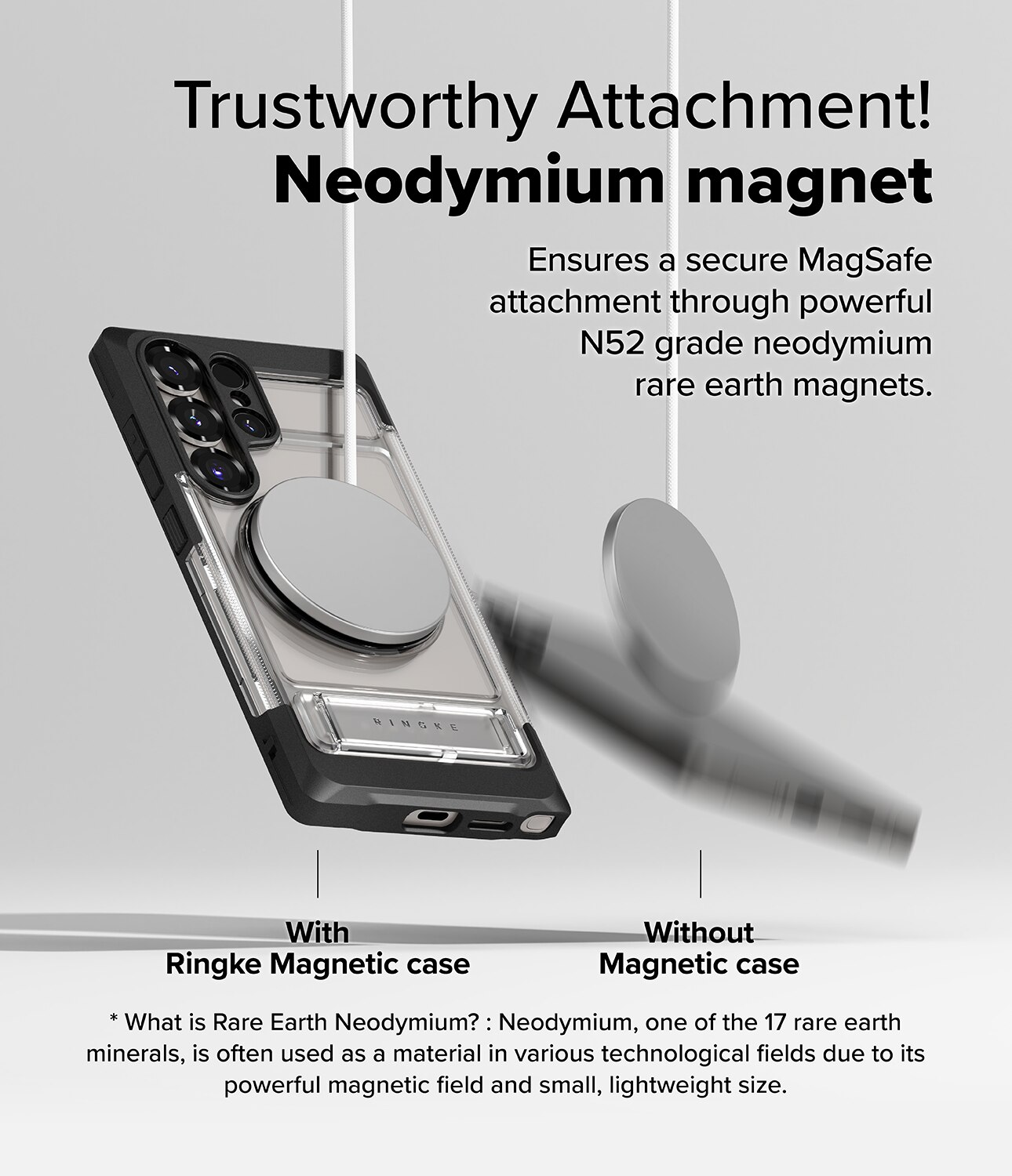 Funda UX Magnetic Samsung Galaxy S25 Ultra Matte Clear