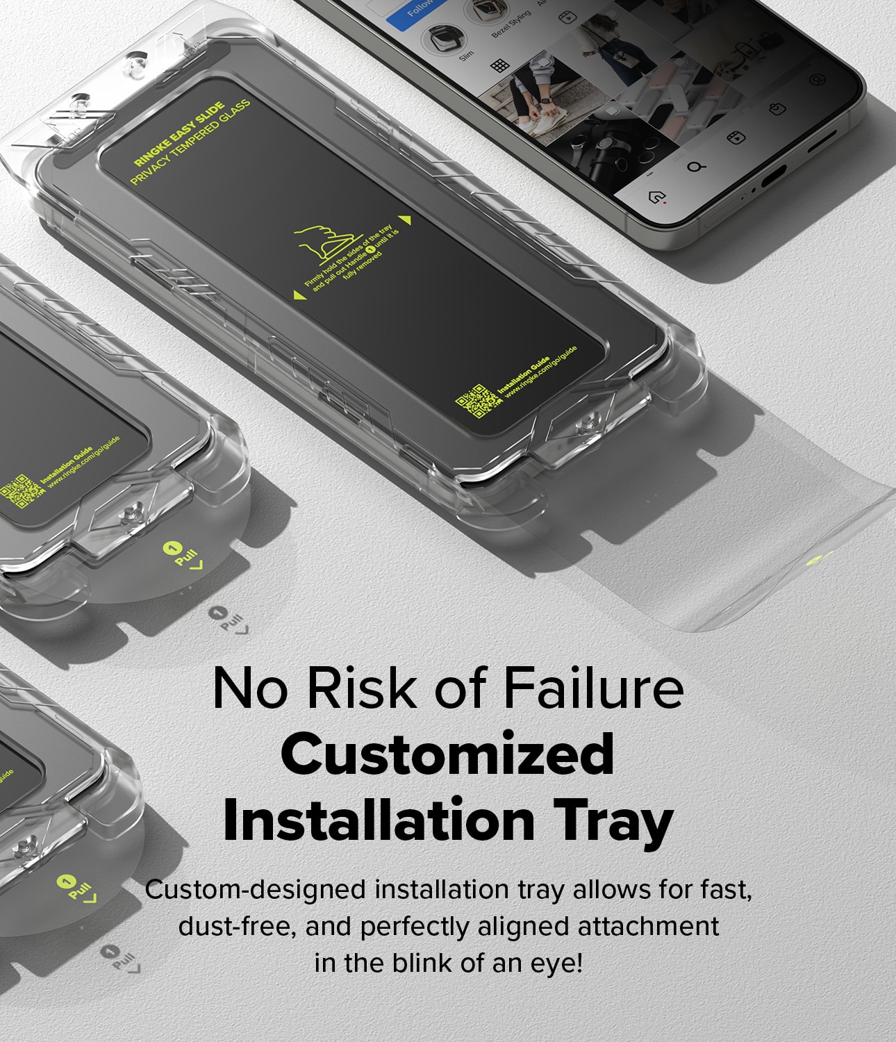 Easy Slide Privacy Glass (2 piezas) Samsung Galaxy S25