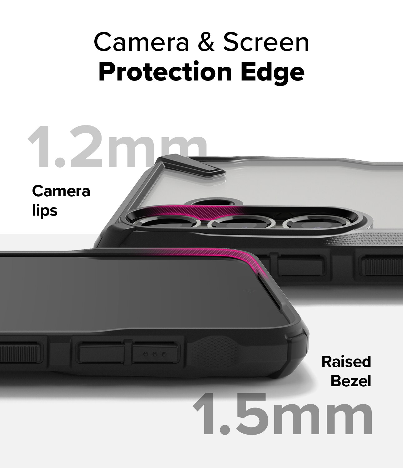 Funda Fusion X Samsung Galaxy S25 Negro