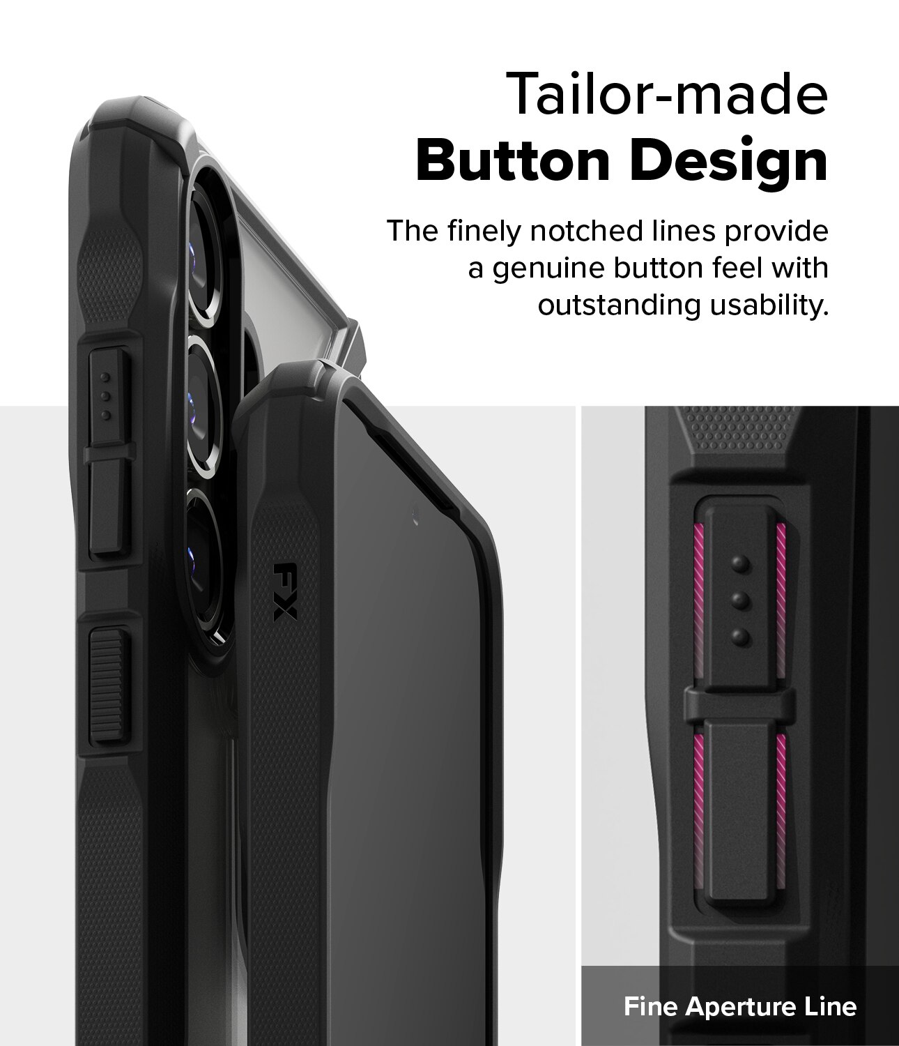 Funda Fusion X Samsung Galaxy S25 Negro
