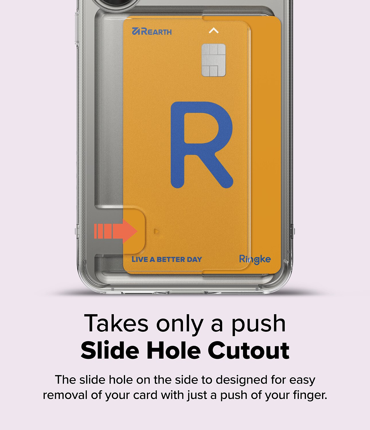 Funda Fusion Card Samsung Galaxy S25 transparente