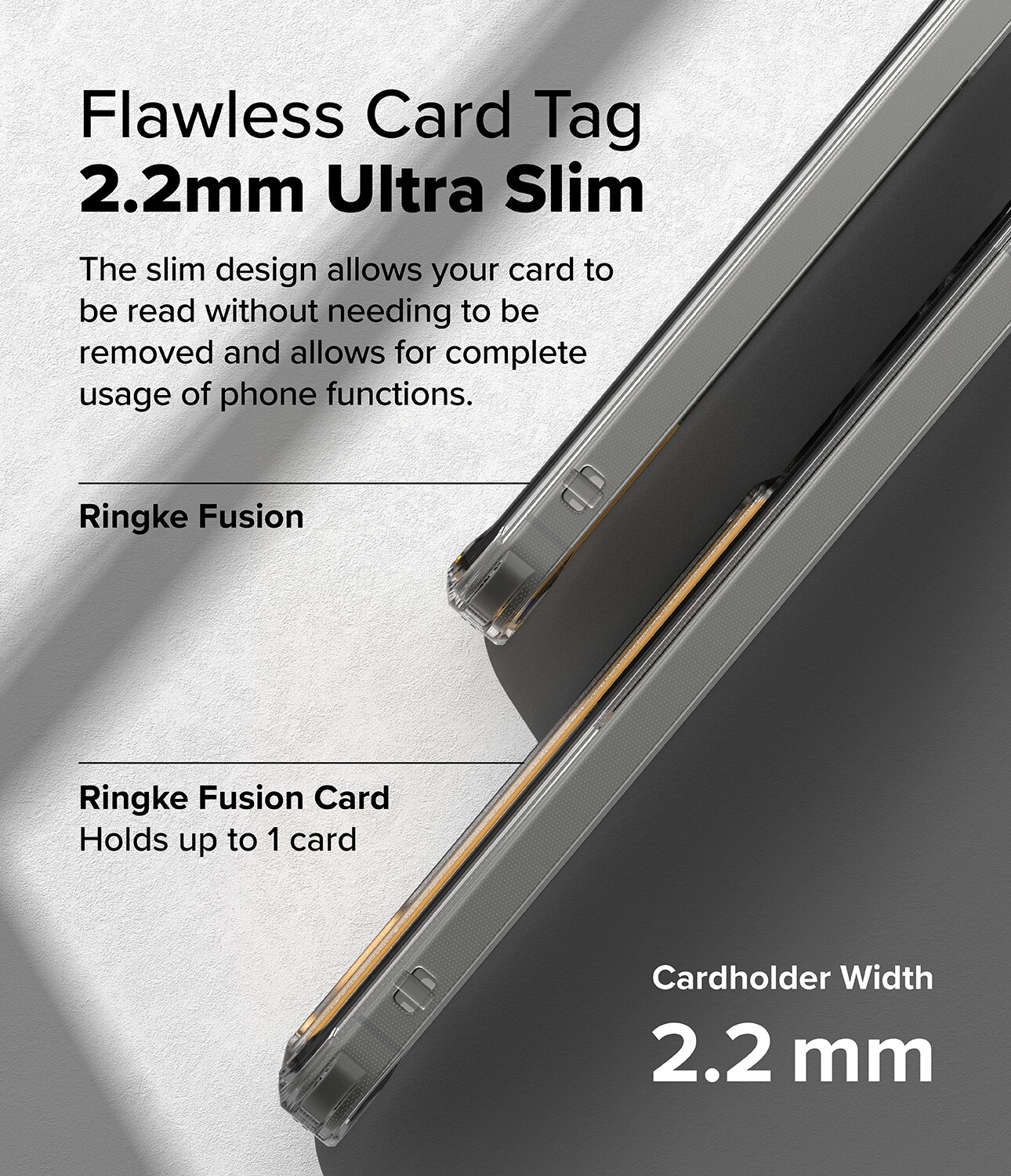 Funda Fusion Card Samsung Galaxy S25 transparente