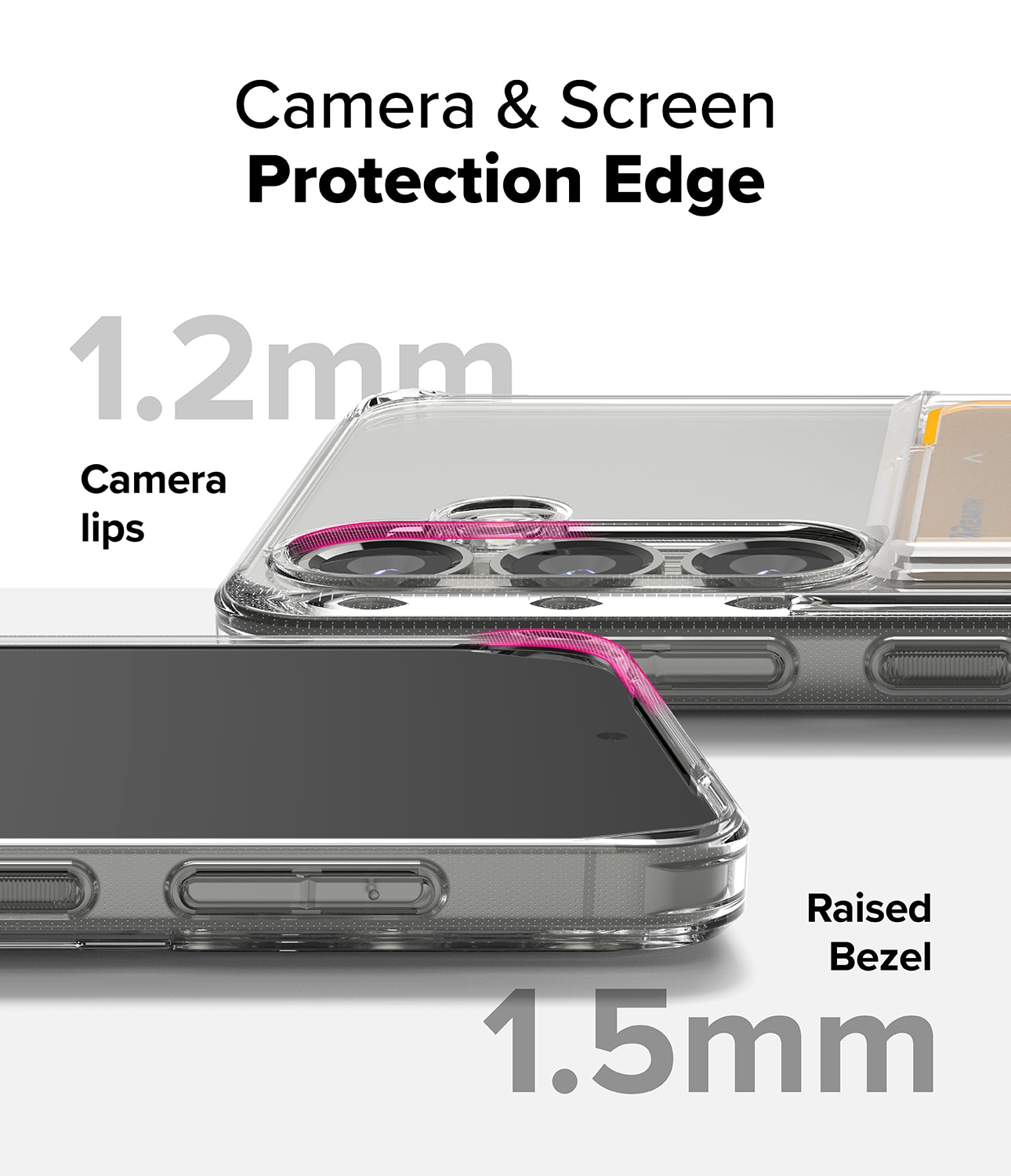 Funda Fusion Card Samsung Galaxy S25 transparente