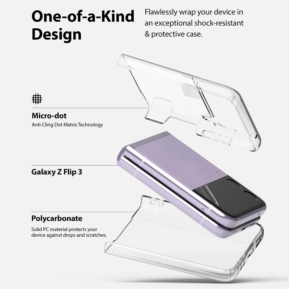 Funda Slim Samsung Galaxy Z Flip 3 Matte Clear