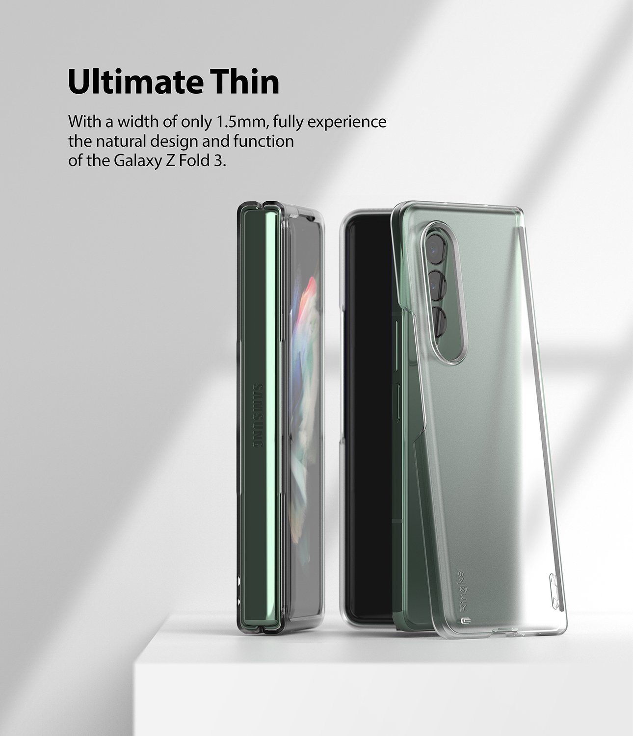 Funda Slim Samsung Galaxy Z Fold 3 Clear