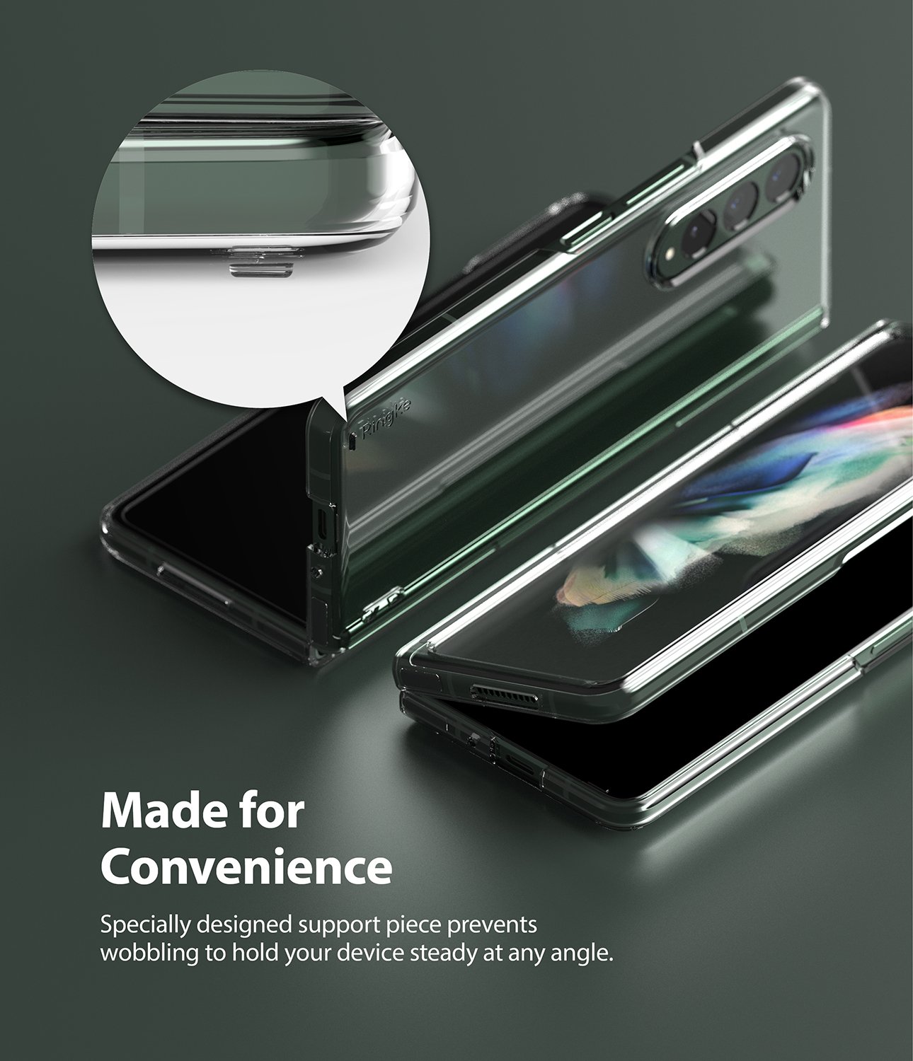 Funda Slim Samsung Galaxy Z Fold 3 Clear