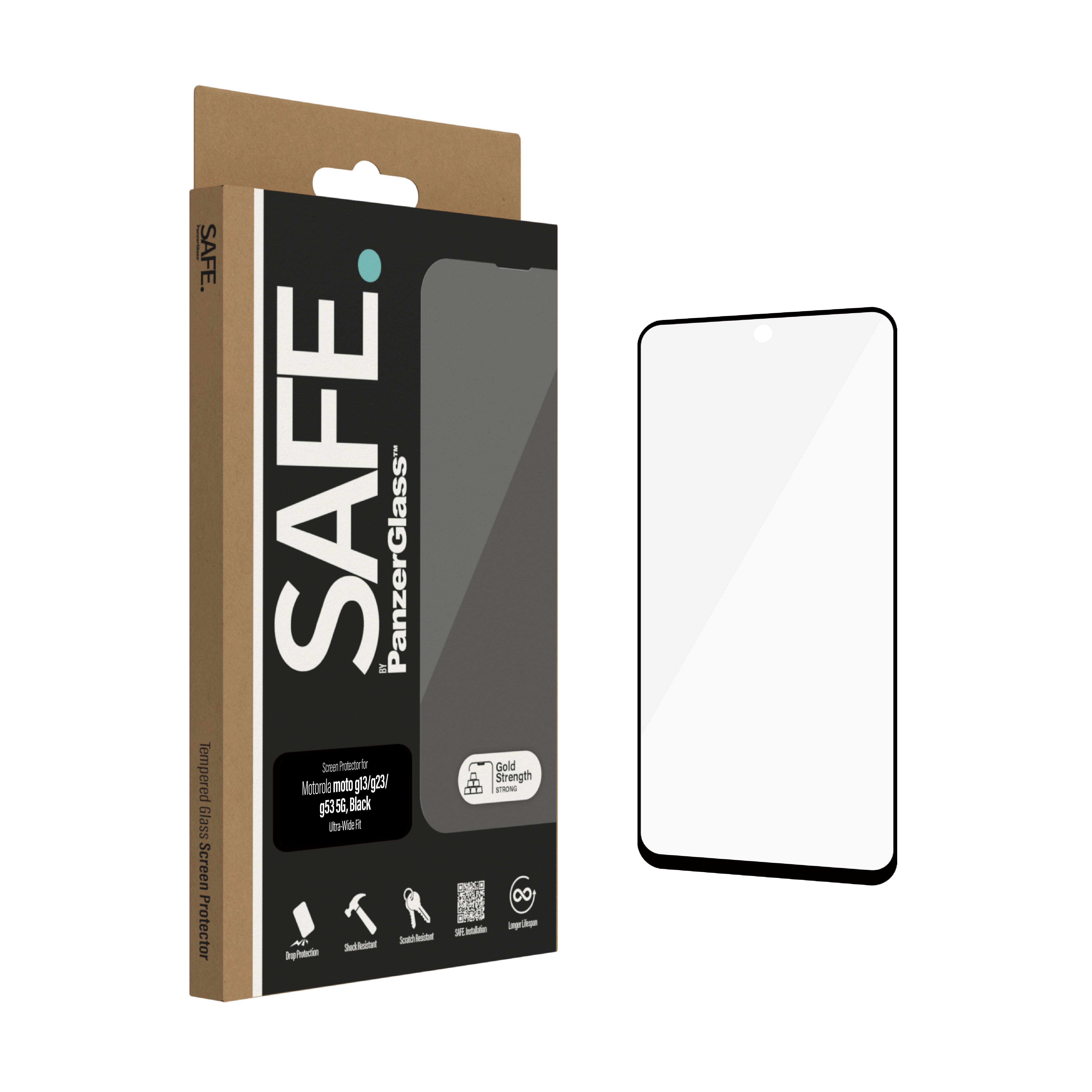 Motorola Moto G13/Moto G23/Moto G53 Screen Protector Ultra Wide Fit
