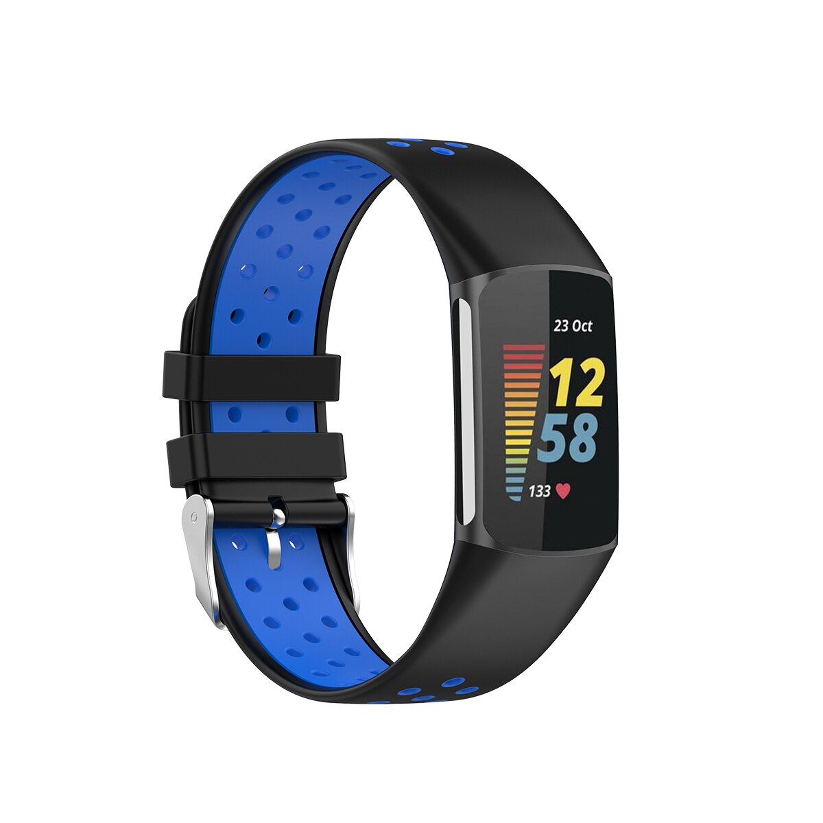 Correa Sport de silicona Fitbit Charge 5 Multicolor/Patrón