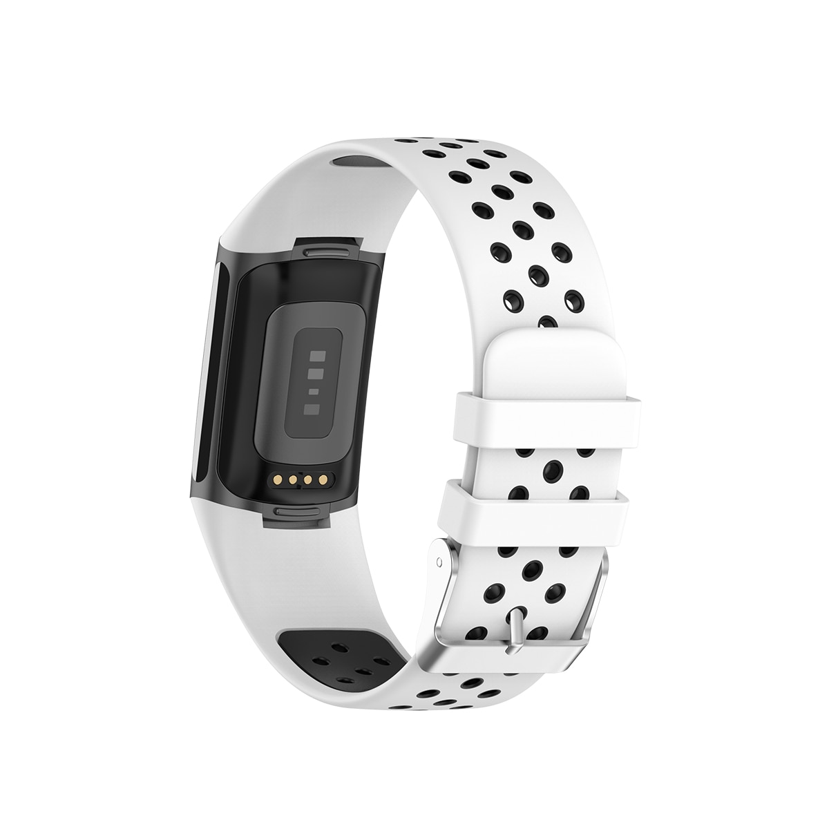 Correa Sport de silicona Fitbit Charge 5 Blanco