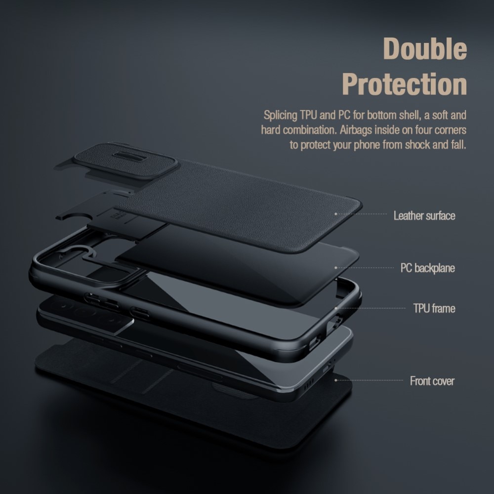Funda Qin Pro CamShield Samsung Galaxy S23 Black