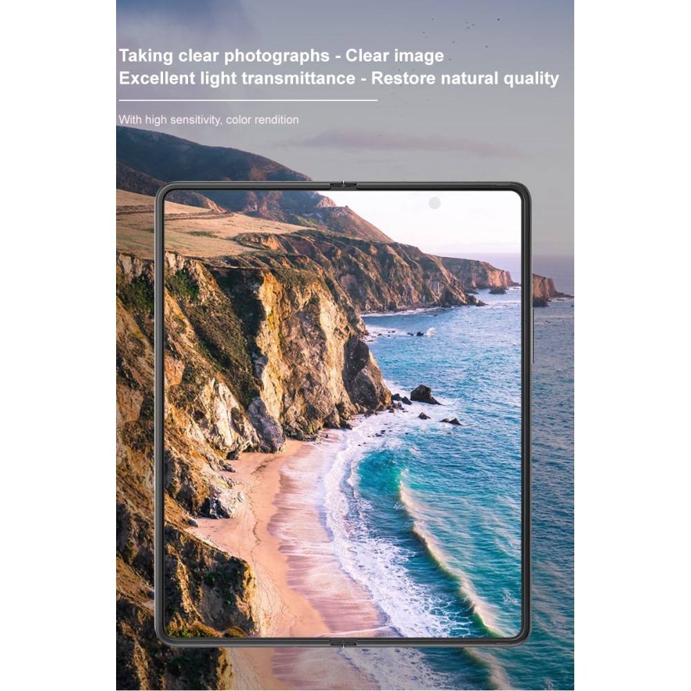 Cubre objetivo de cristal templado de 0,2mm Samsung Galaxy Z Fold 3 Transparente