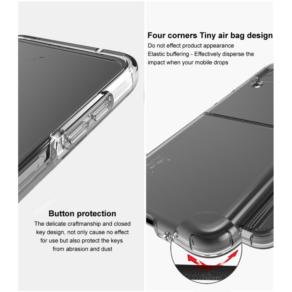 Funda TPU Case Samsung Galaxy Z Flip 4 Crystal Clear