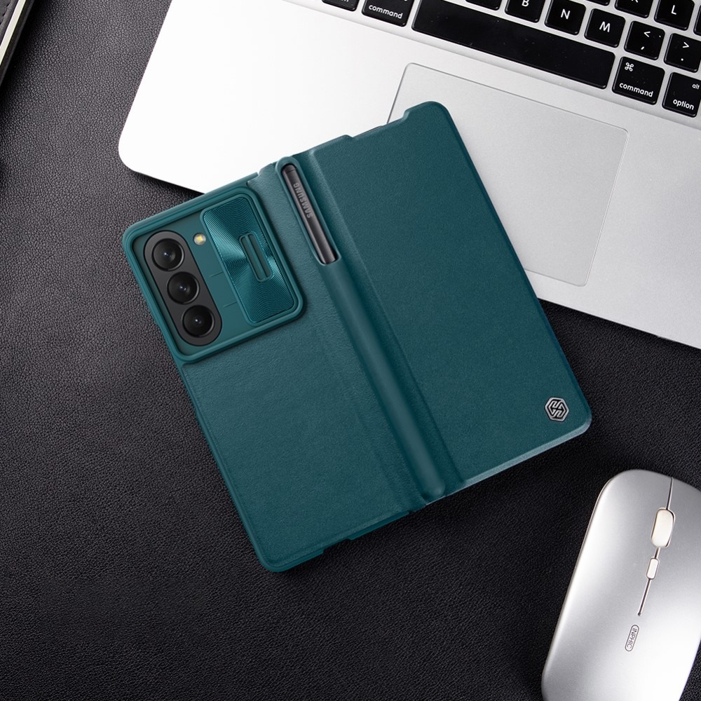 Qin Pro CamShield with Pen slot Samsung Galaxy Z Fold 5 Green