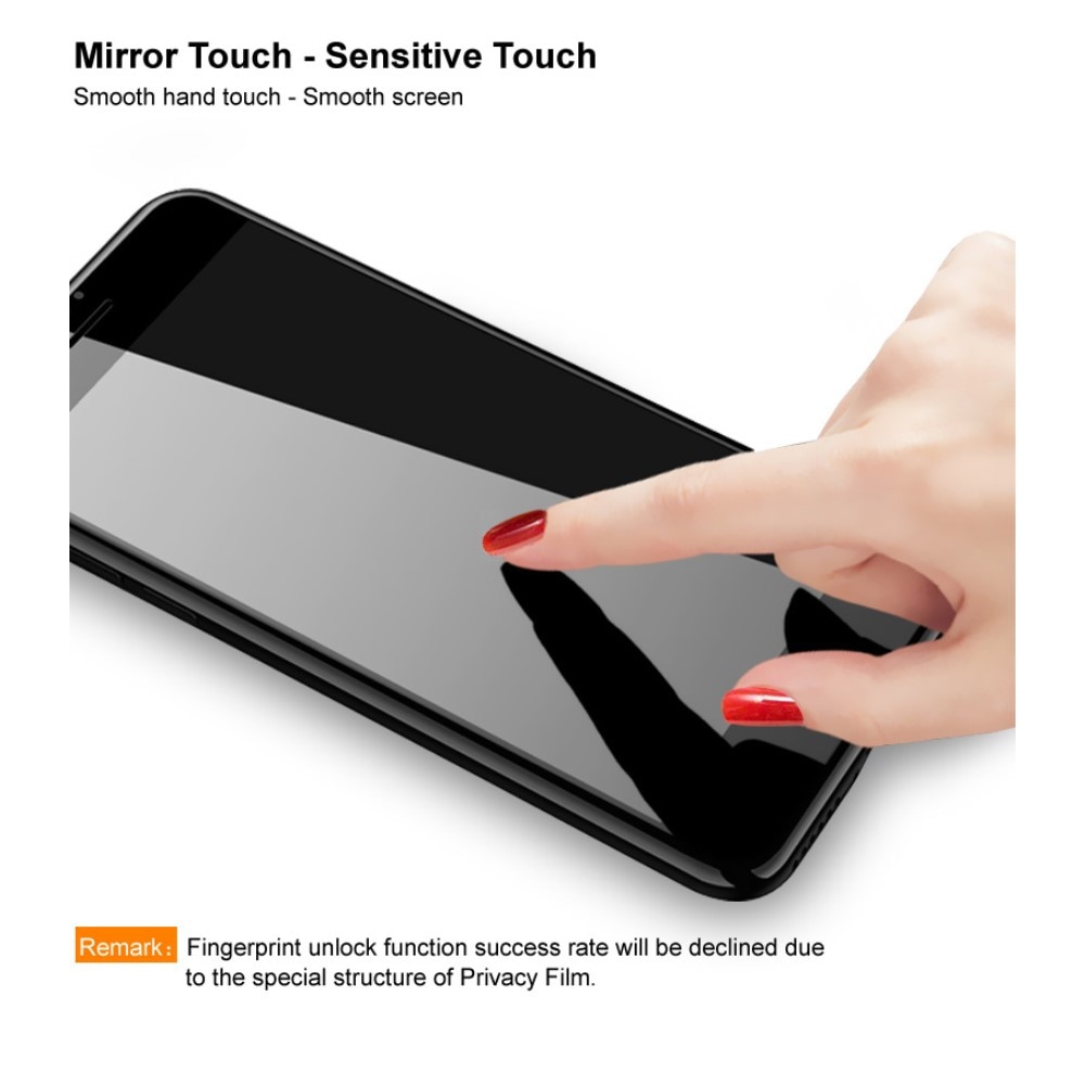 Protector pantalla cobertura privacidad total de cristal emplado Sony Xperia 1 IV Negro