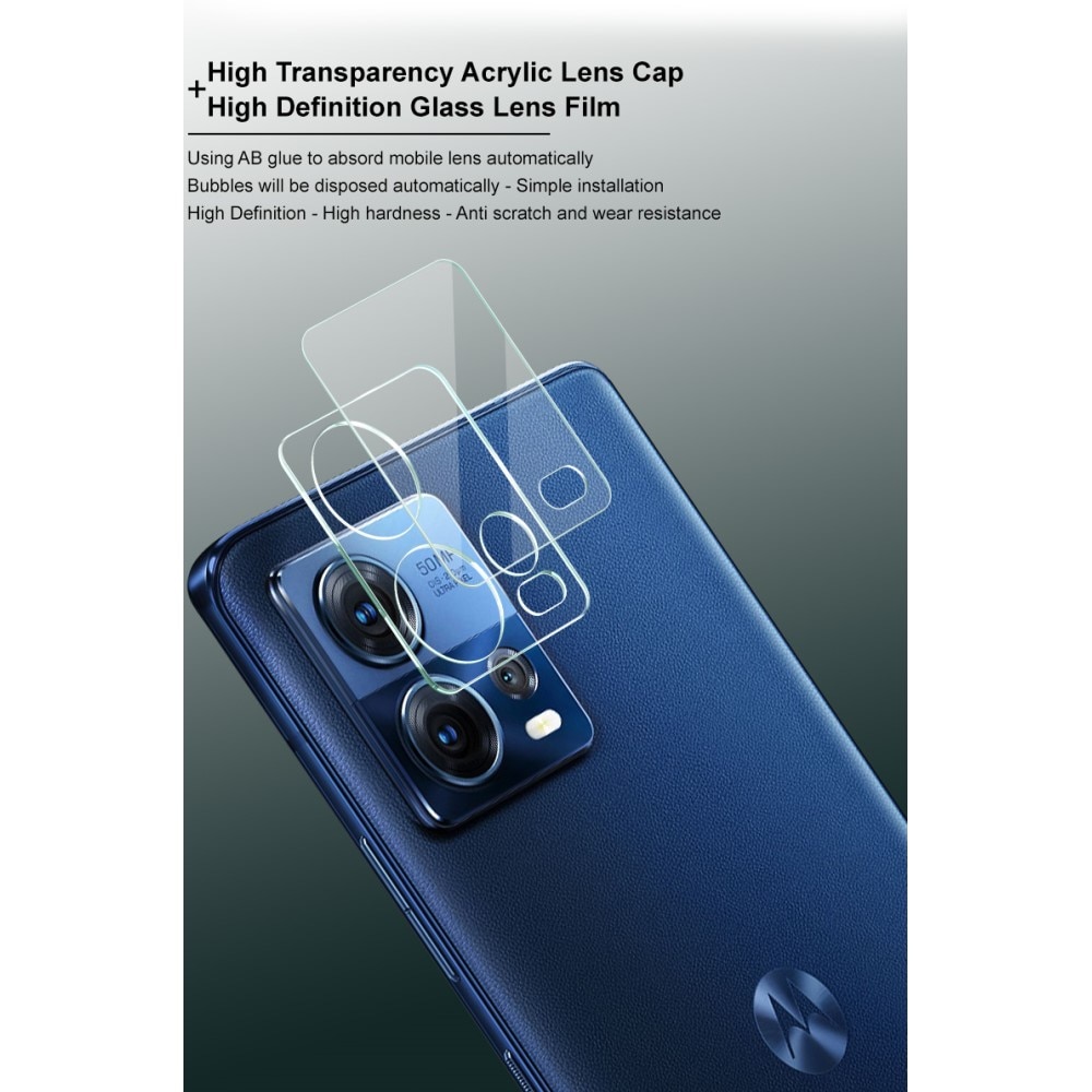 Cubre objetivo de cristal templado de 0,2mm Motorola Edge 30 Fusion Transparente