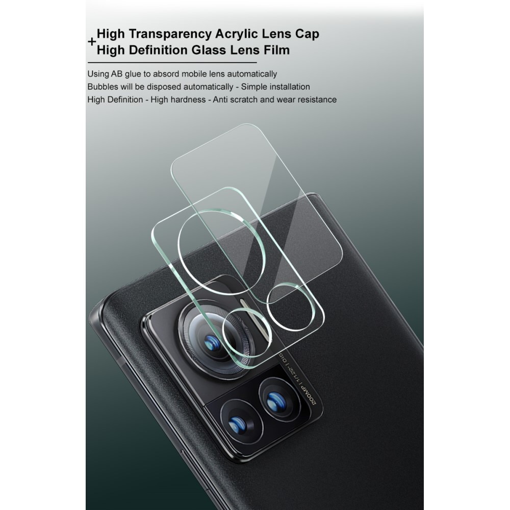 Cubre objetivo de cristal templado de 0,2mm Motorola Edge 30 Ultra Transparente
