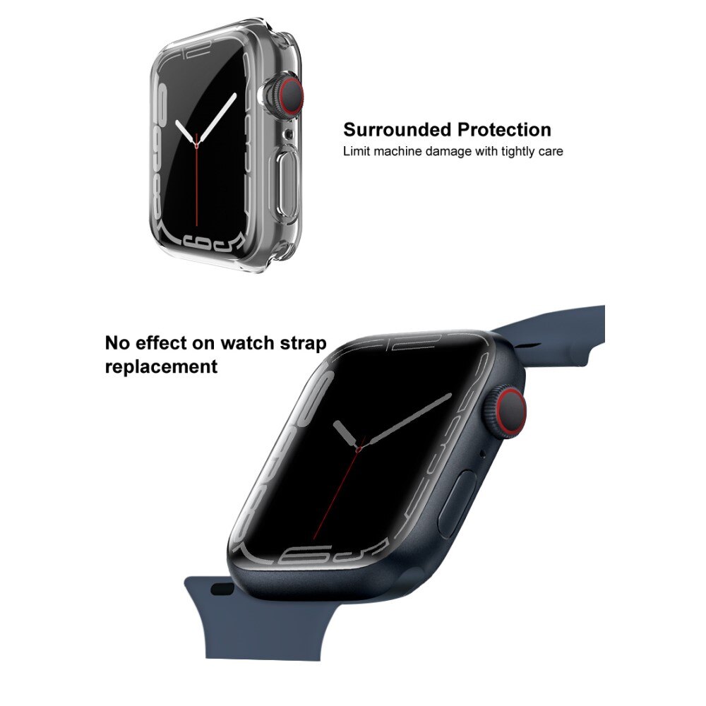 Funda TPU Case Apple Watch 45mm Series 8 Crystal Clear