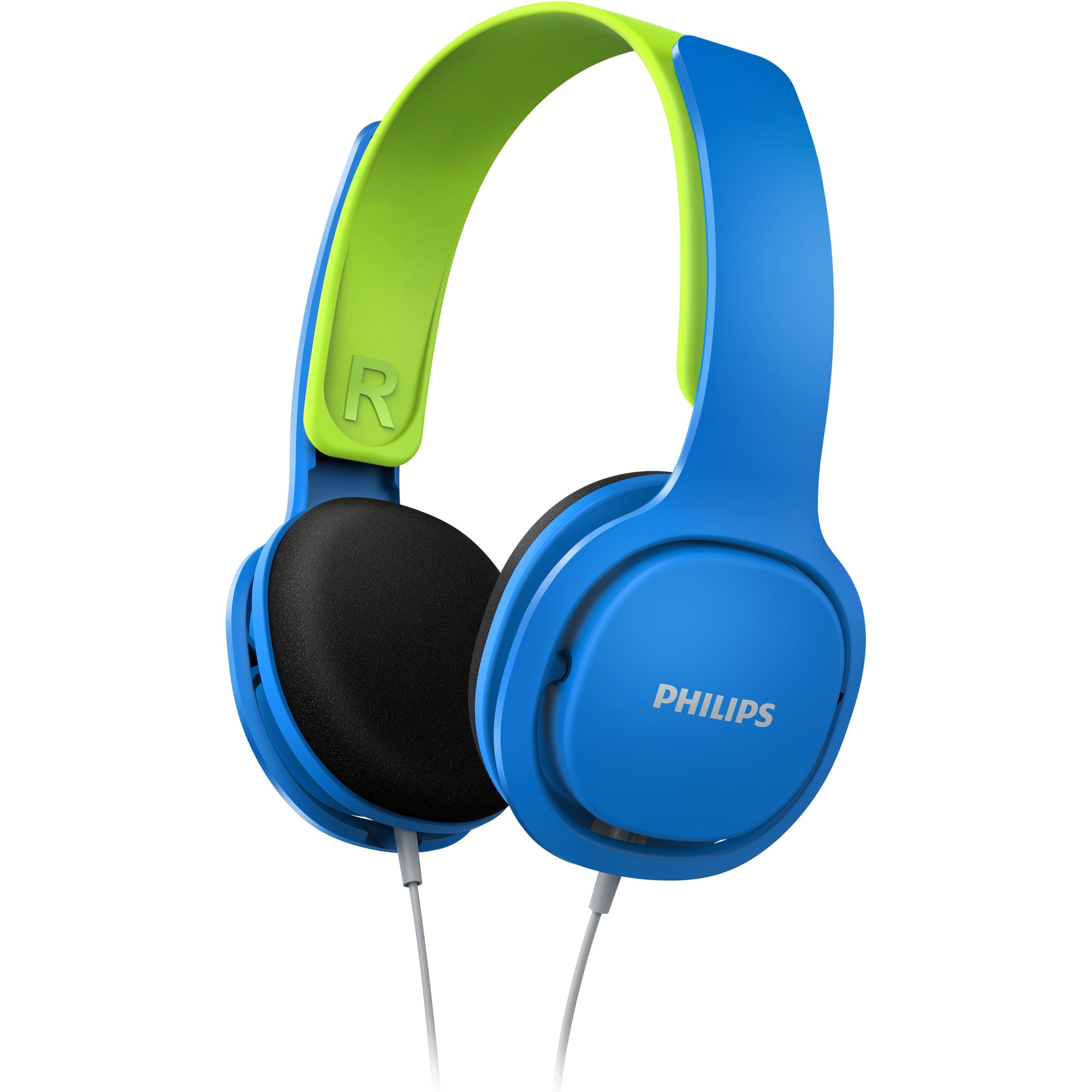 SHK2000 Auriculares On-Ear para niños, azul/verde