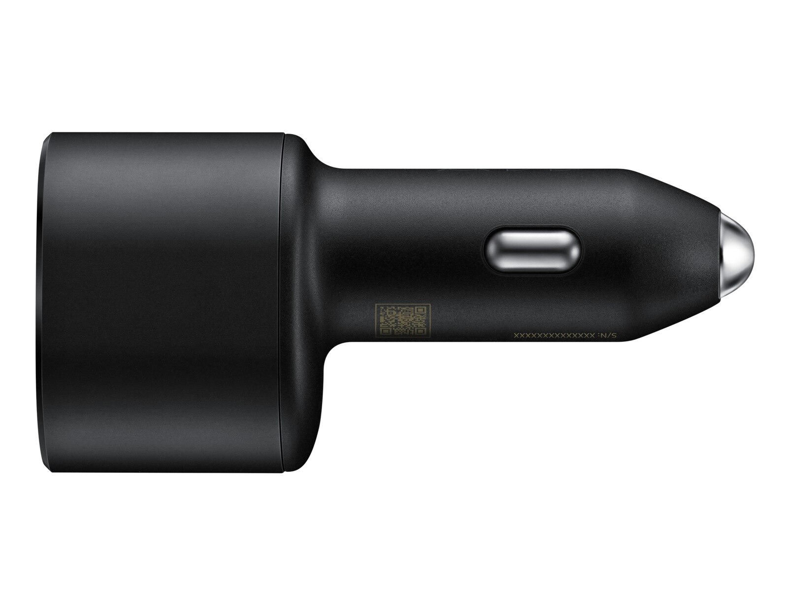 Cargador de coche Super Fast Dual USB-C + USB-A (45W+15W) negro