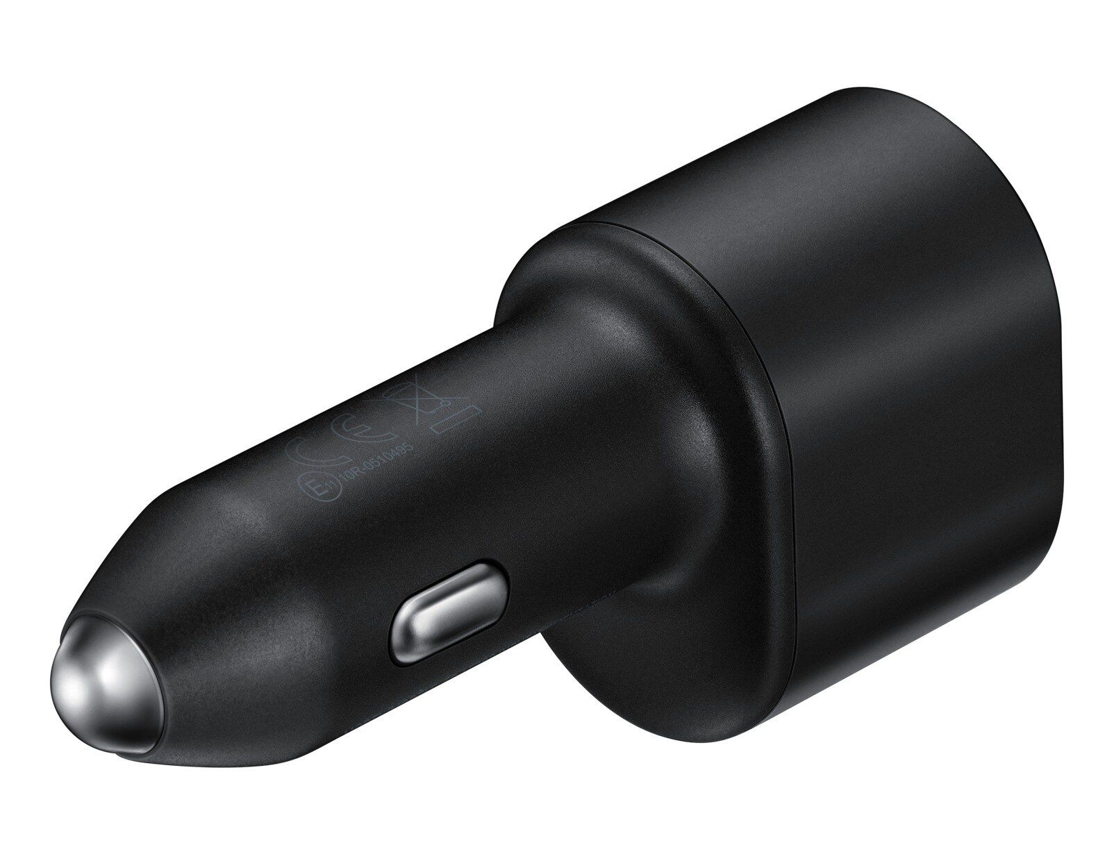 Cargador de coche Super Fast Dual USB-C + USB-A (45W+15W) negro
