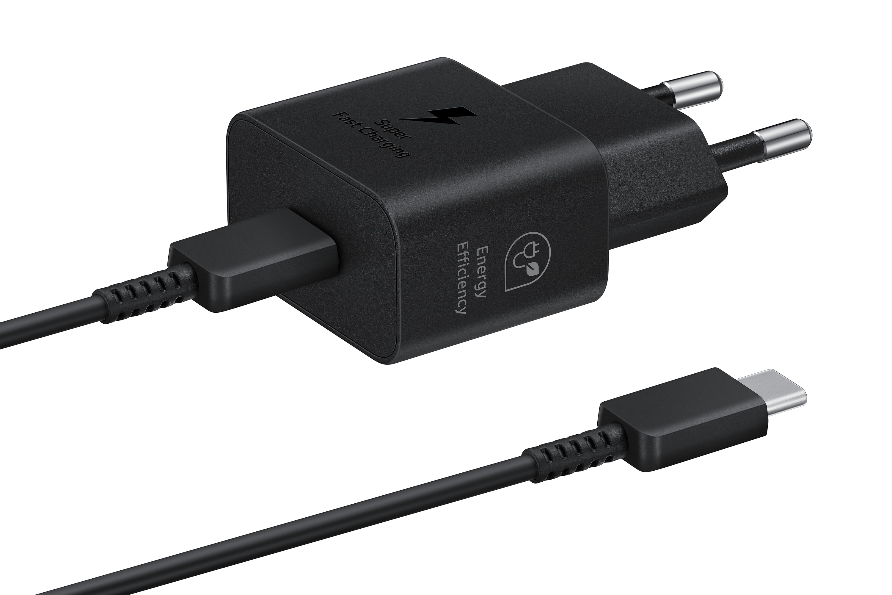 Power Adaptador de corriente + Cable Fast Charge 25W USB-C PD, negro