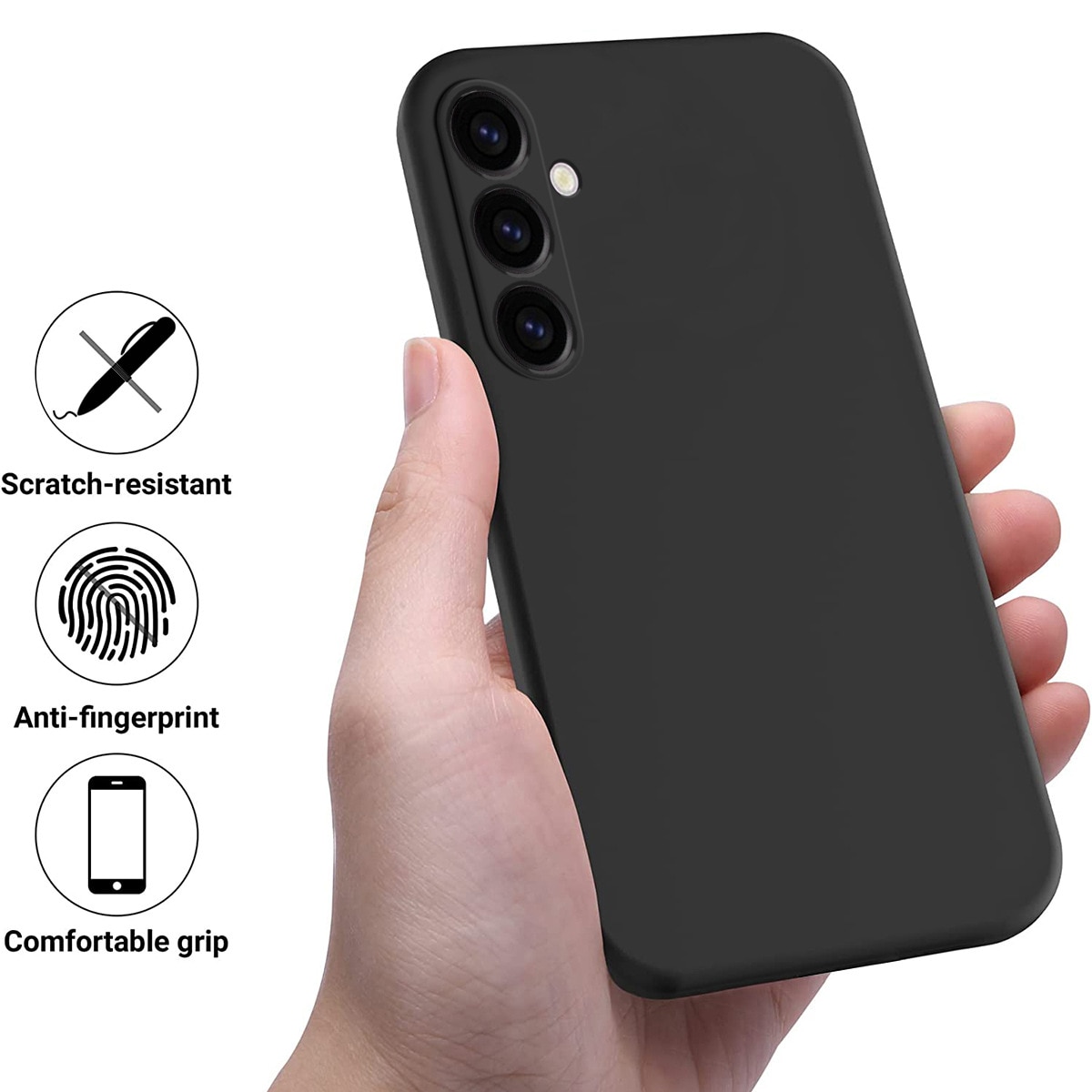 Funda TPU Samsung Galaxy S24 Plus Negro
