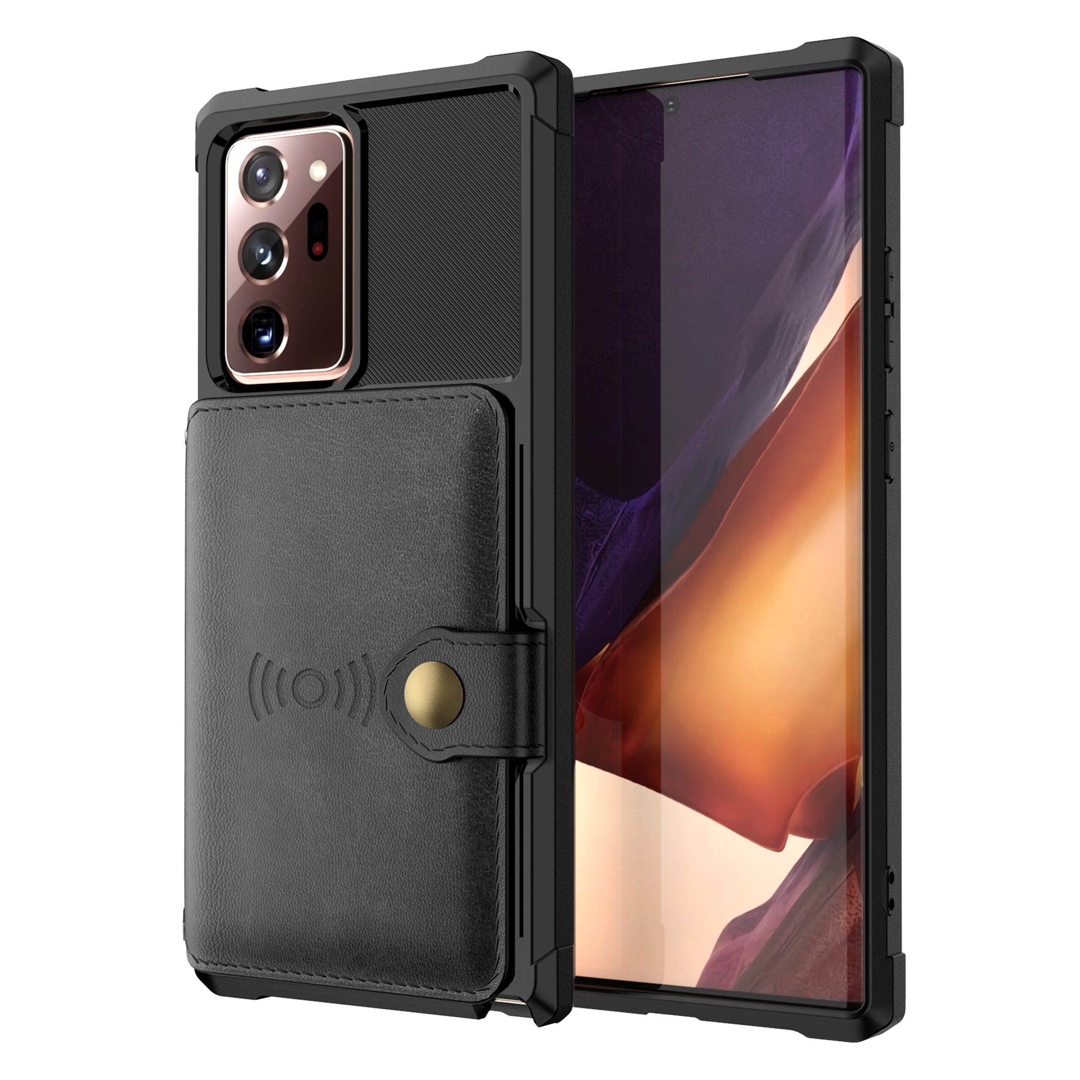 Funda con tarjetero Tough Multi-slot Samsung Galaxy Note 20 Ultra Negro