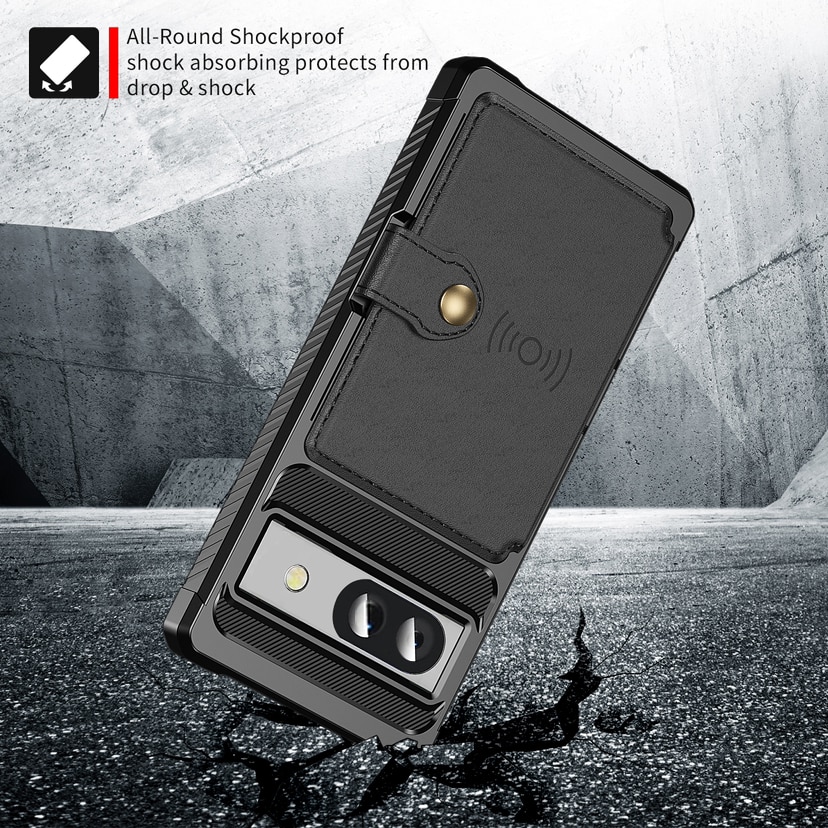 Funda con tarjetero Tough Multi-slot Google Pixel 8a Negro