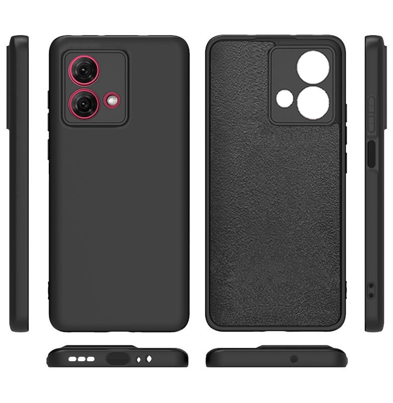 Funda TPU Motorola Moto G84 negro - Comprar online