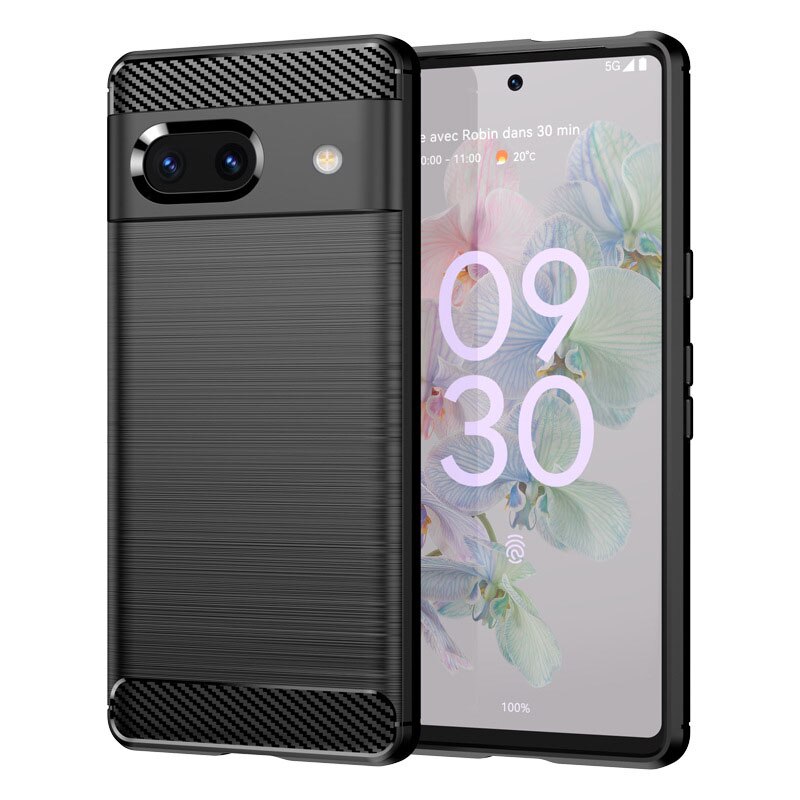 Funda TPU Brushed Google Pixel 7a Black