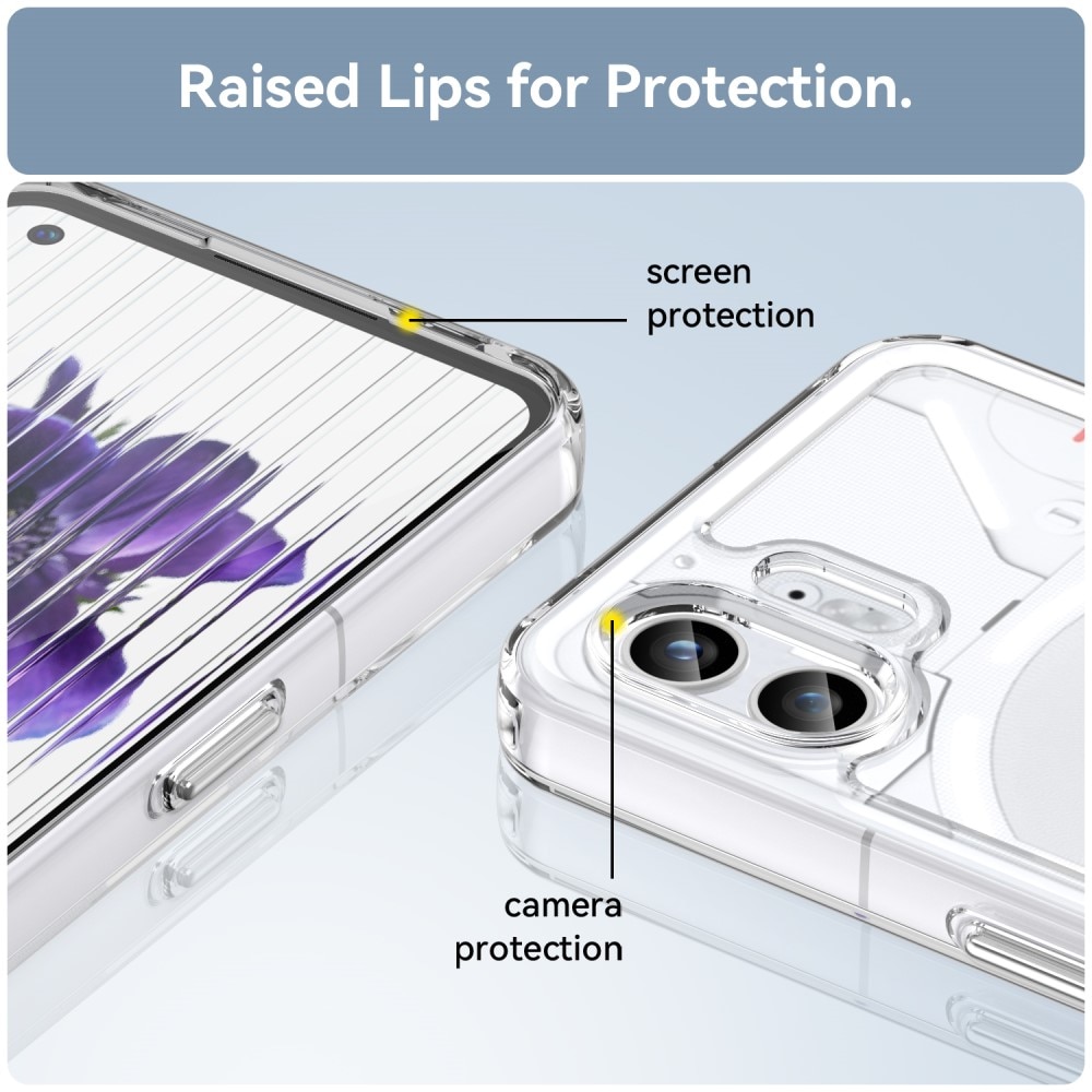 Funda híbrida para Nothing Phone 2 transparente