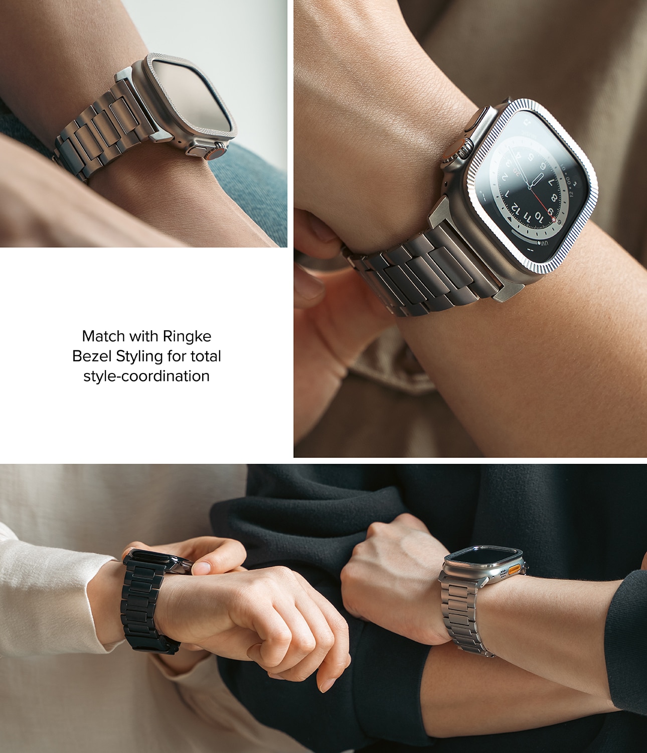 Correa Titanium OneApple Watch Series 4-6 44mm Natural Titanium