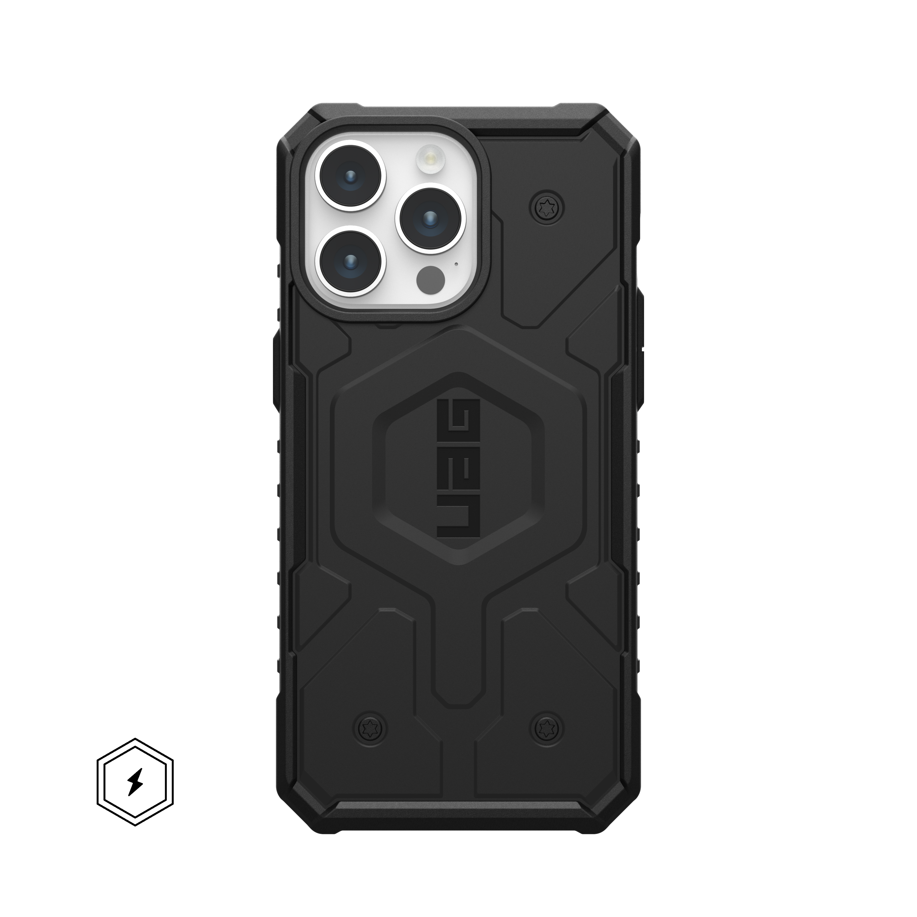Funda Essential Armor con MagSafe iPhone 15 Pro Max Black
