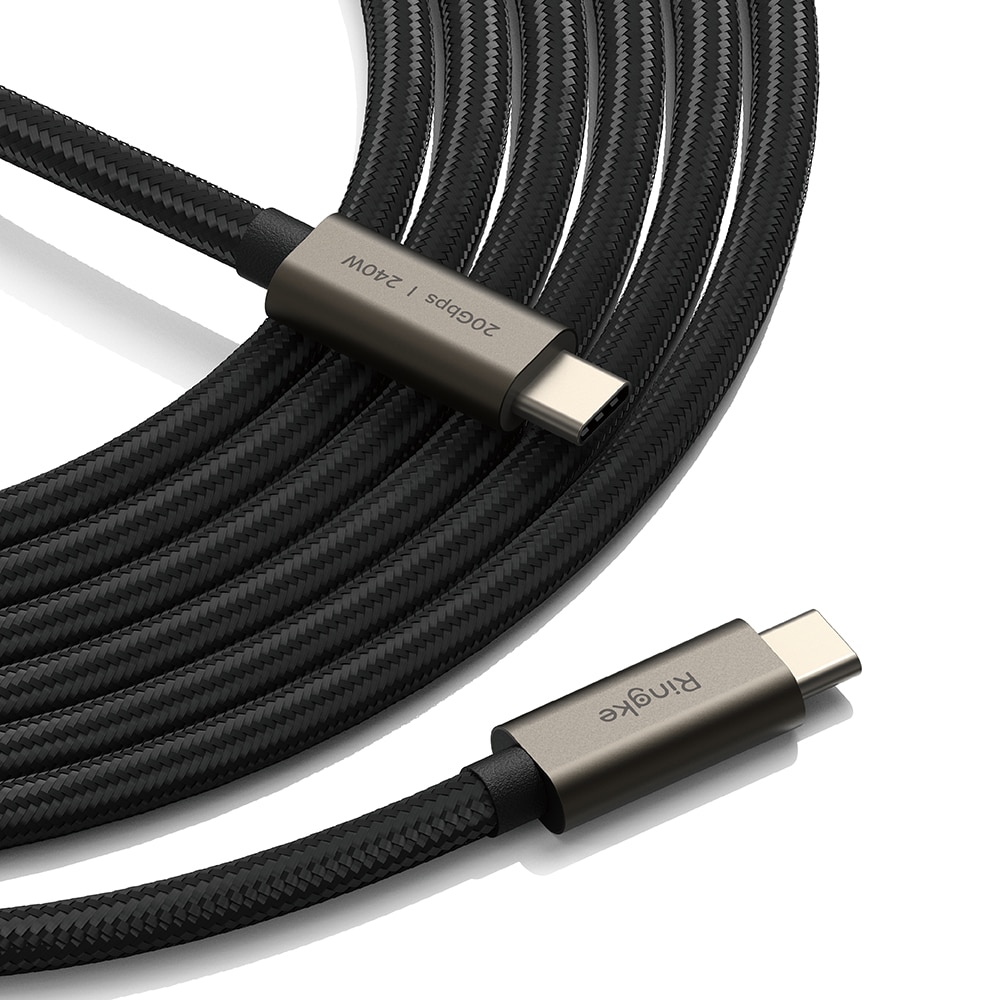 Cable USB-C a USB-C 3.2 Gen 2x2 2 metros, negro