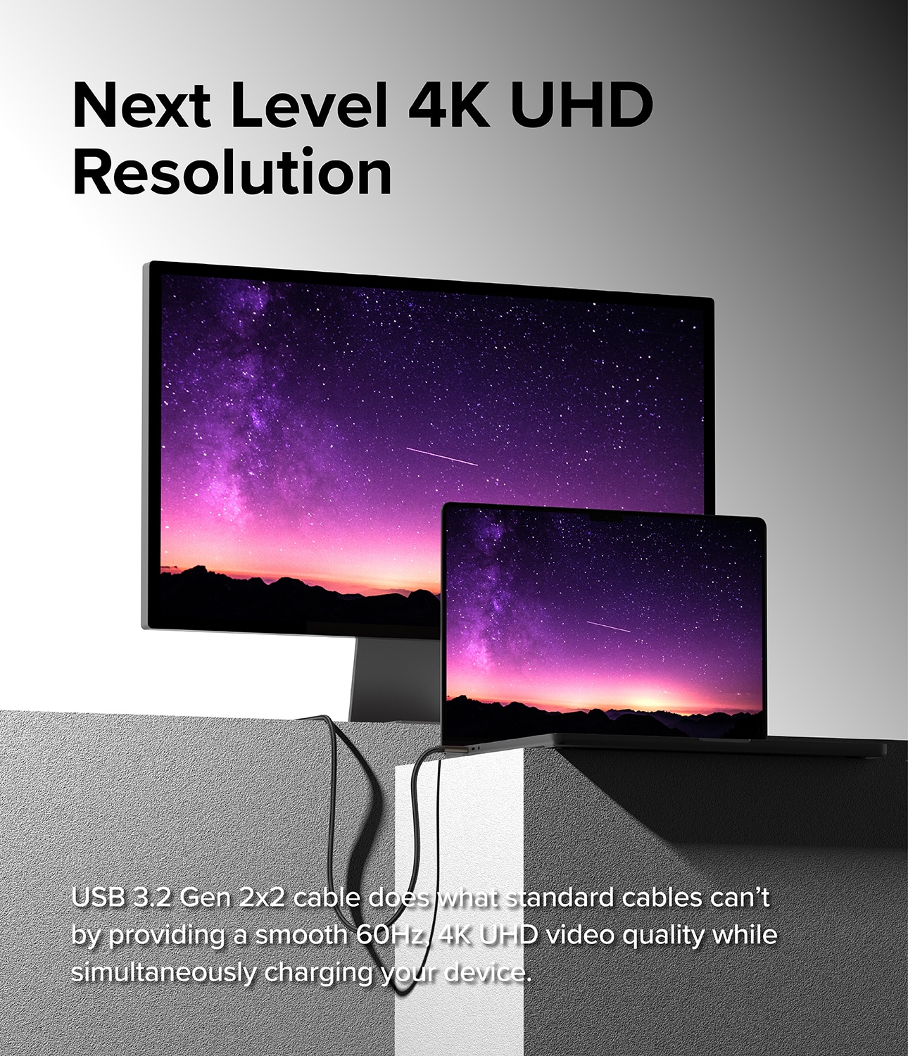 Cable USB-C a USB-C 3.2 Gen 2x2 2 metros 240W, negro