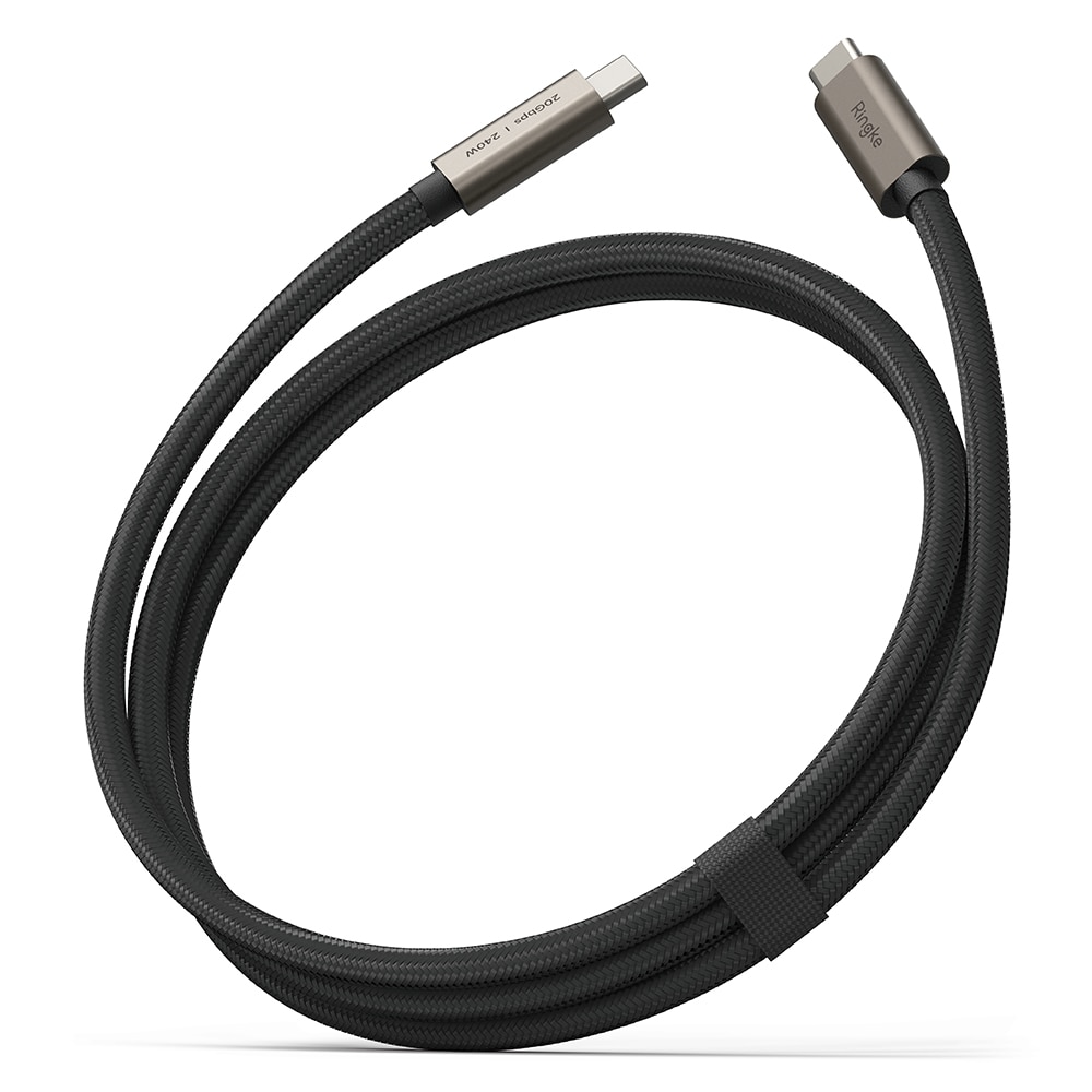 Cable USB-C a USB-C 3.2 Gen 2x2 1 metros, negro