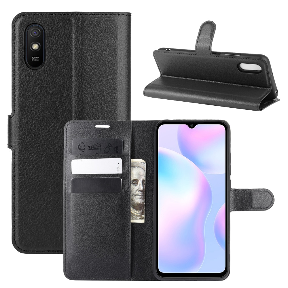 Funda cartera Xiaomi Redmi 9AT negro