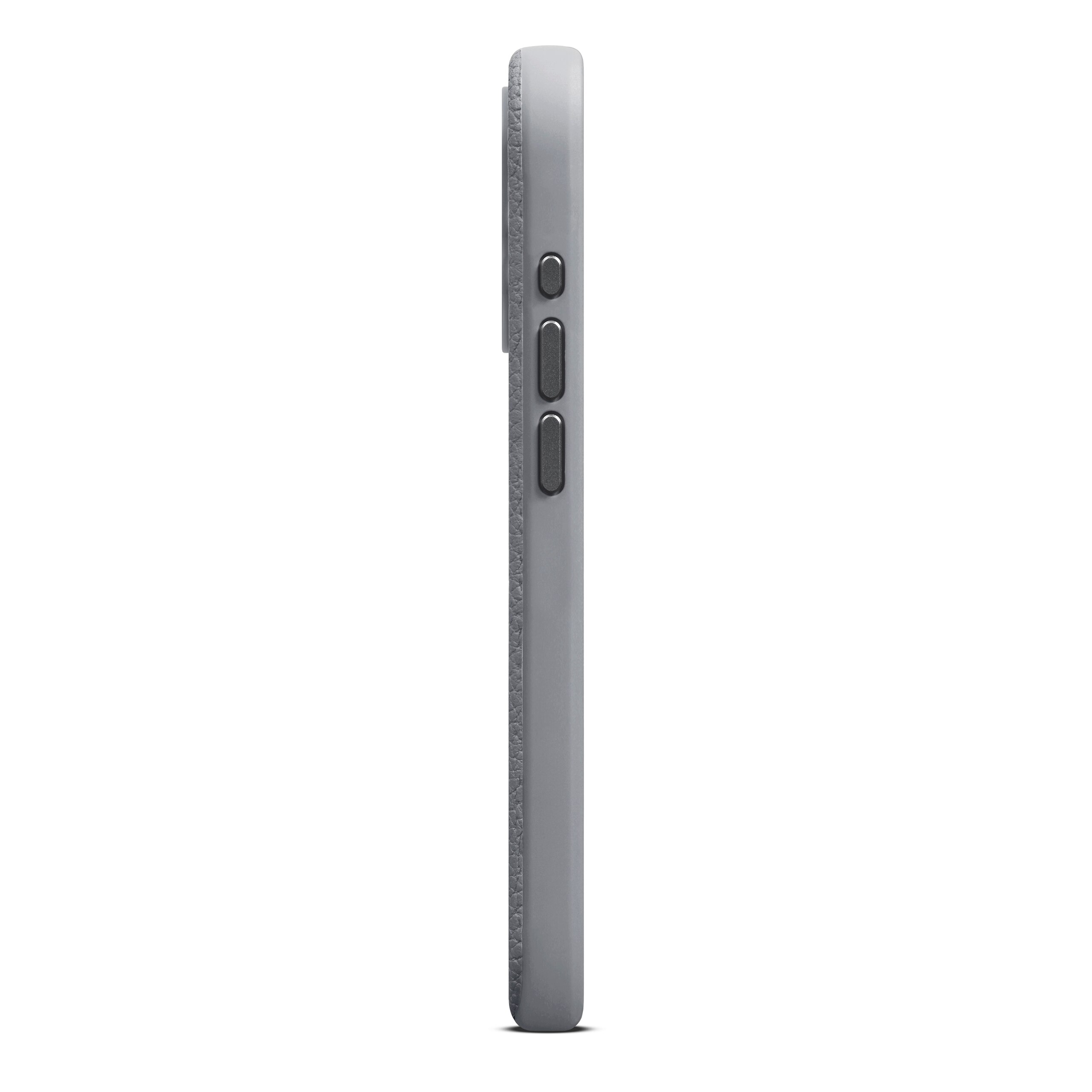 Funda Leather MagSafe iPhone 15 Pro Grey