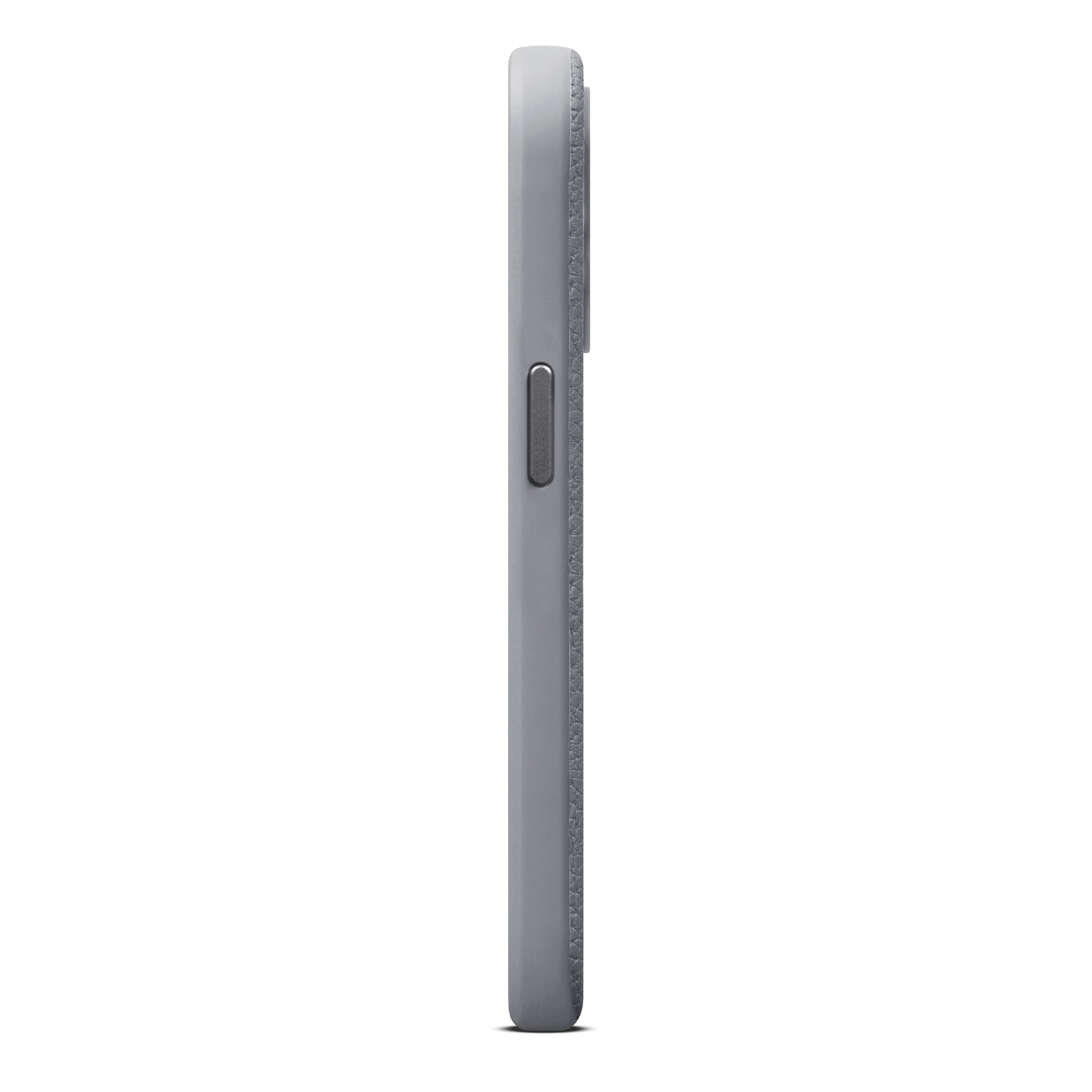 Funda Leather MagSafe iPhone 15 Pro Grey