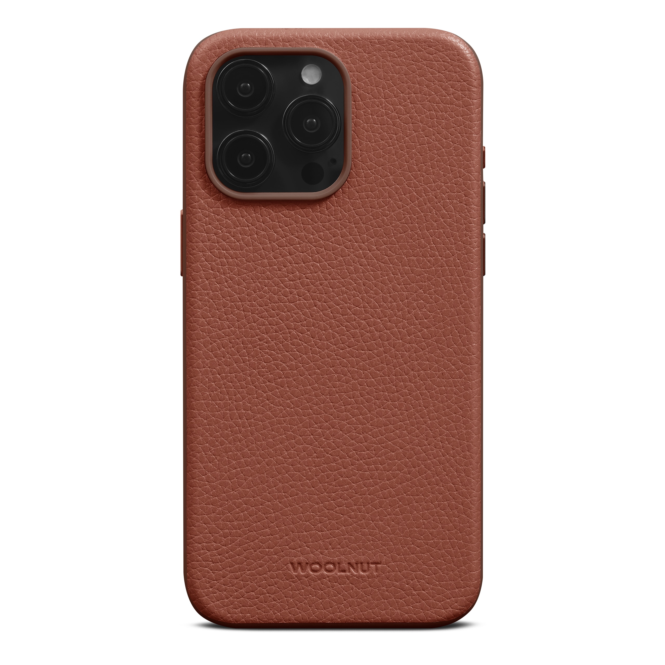 Funda Leather MagSafe iPhone 15 Pro Max Cognac