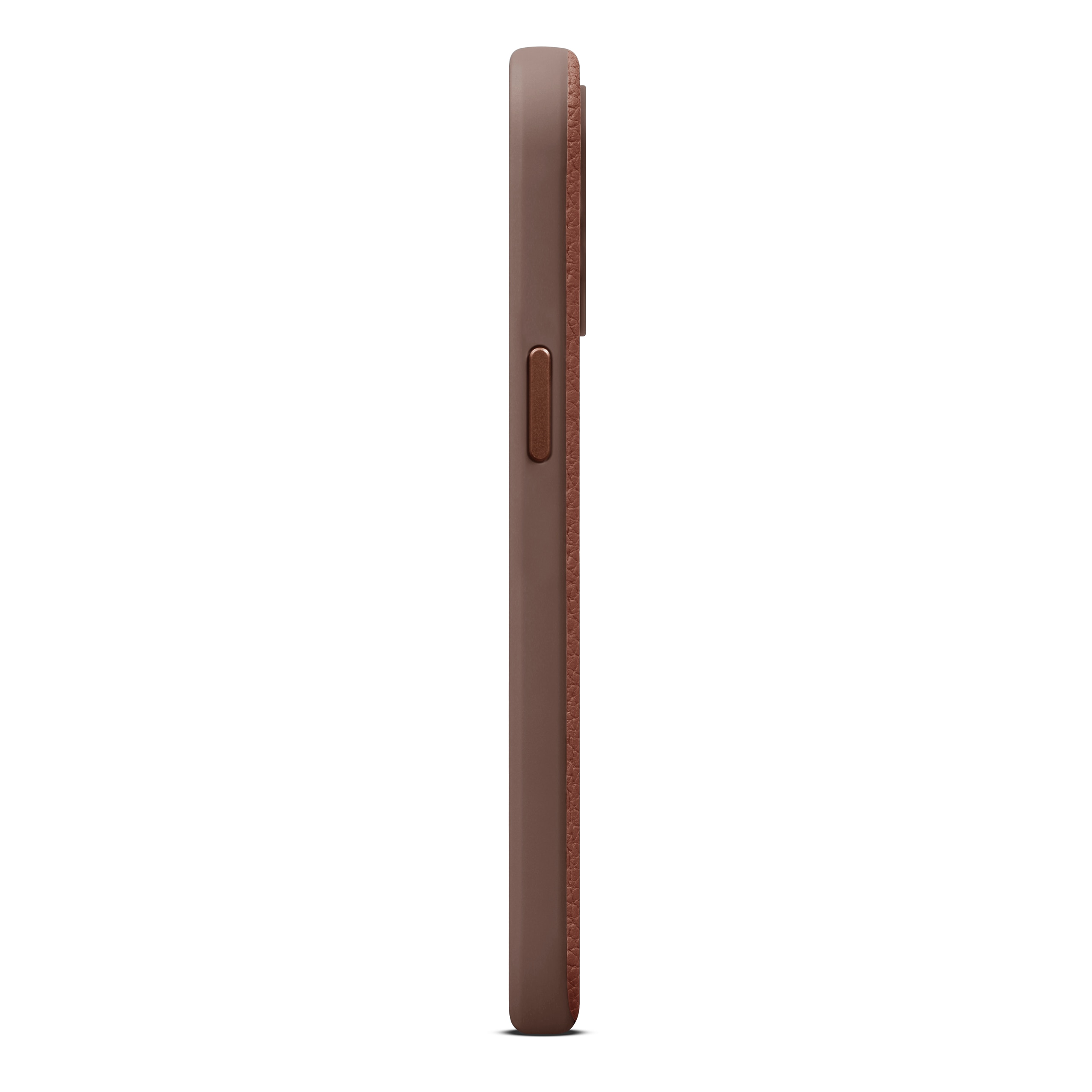 Funda Leather MagSafe iPhone 15 Pro Max Cognac