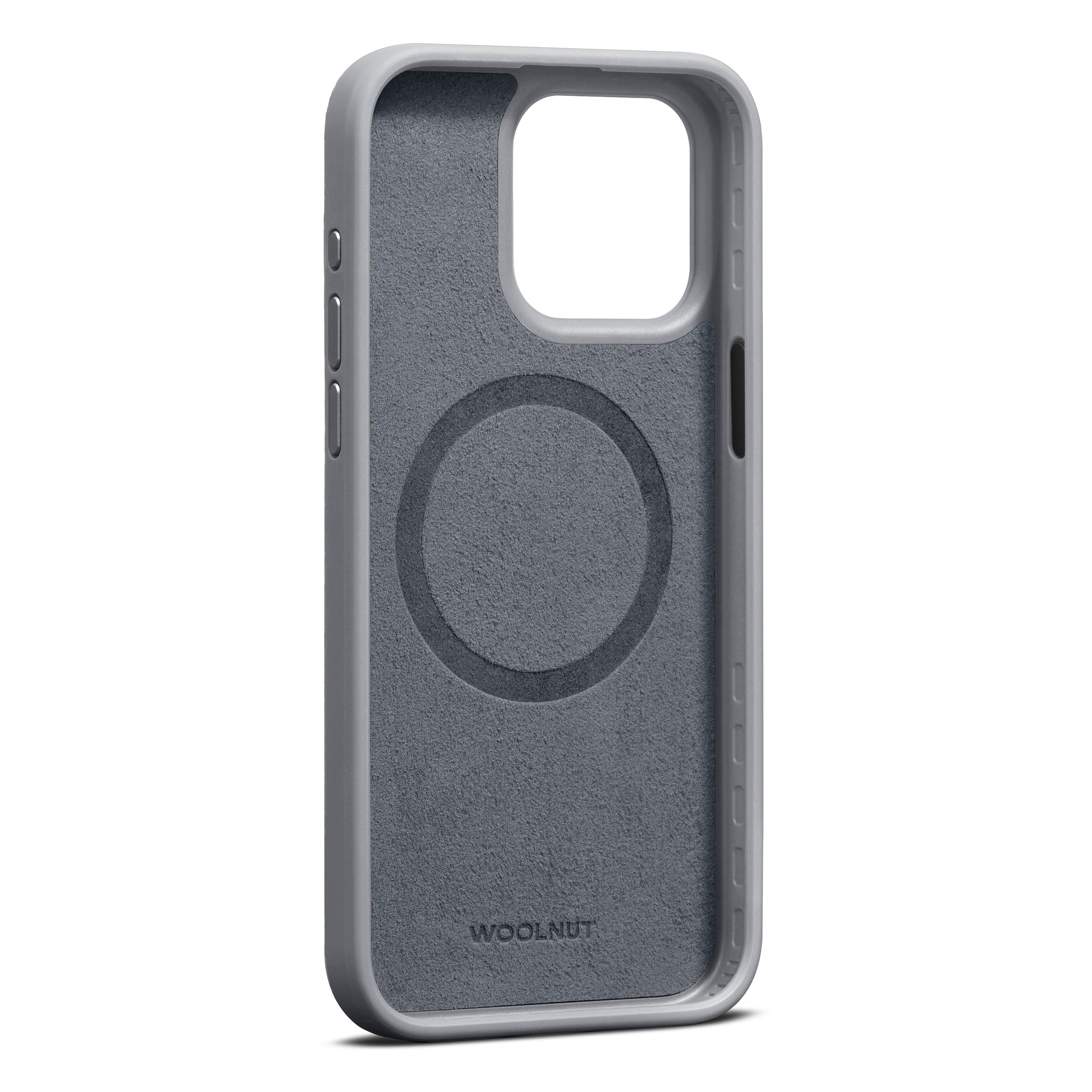 Funda Leather MagSafe iPhone 15 Pro Max Grey