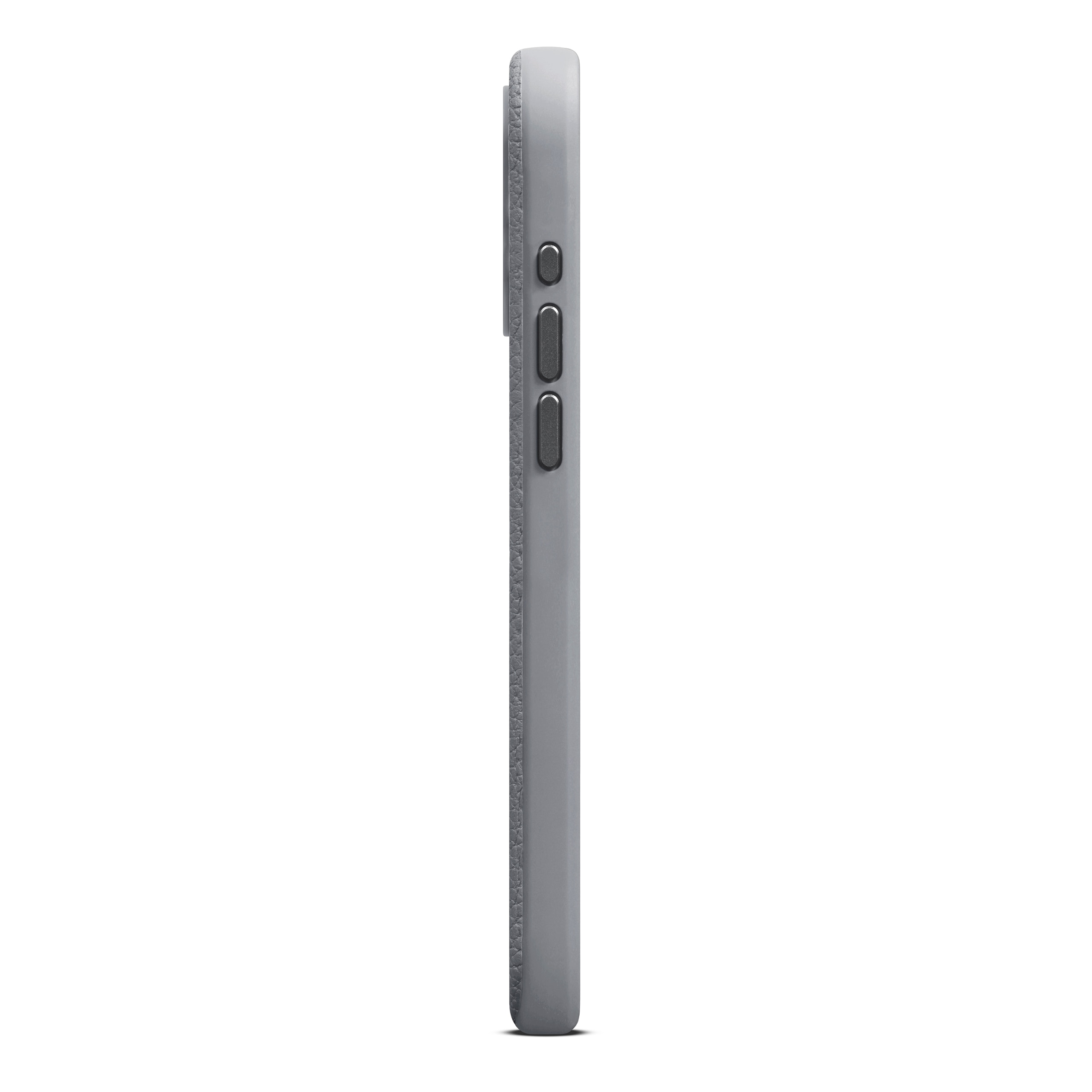 Funda Leather MagSafe iPhone 15 Pro Max Grey