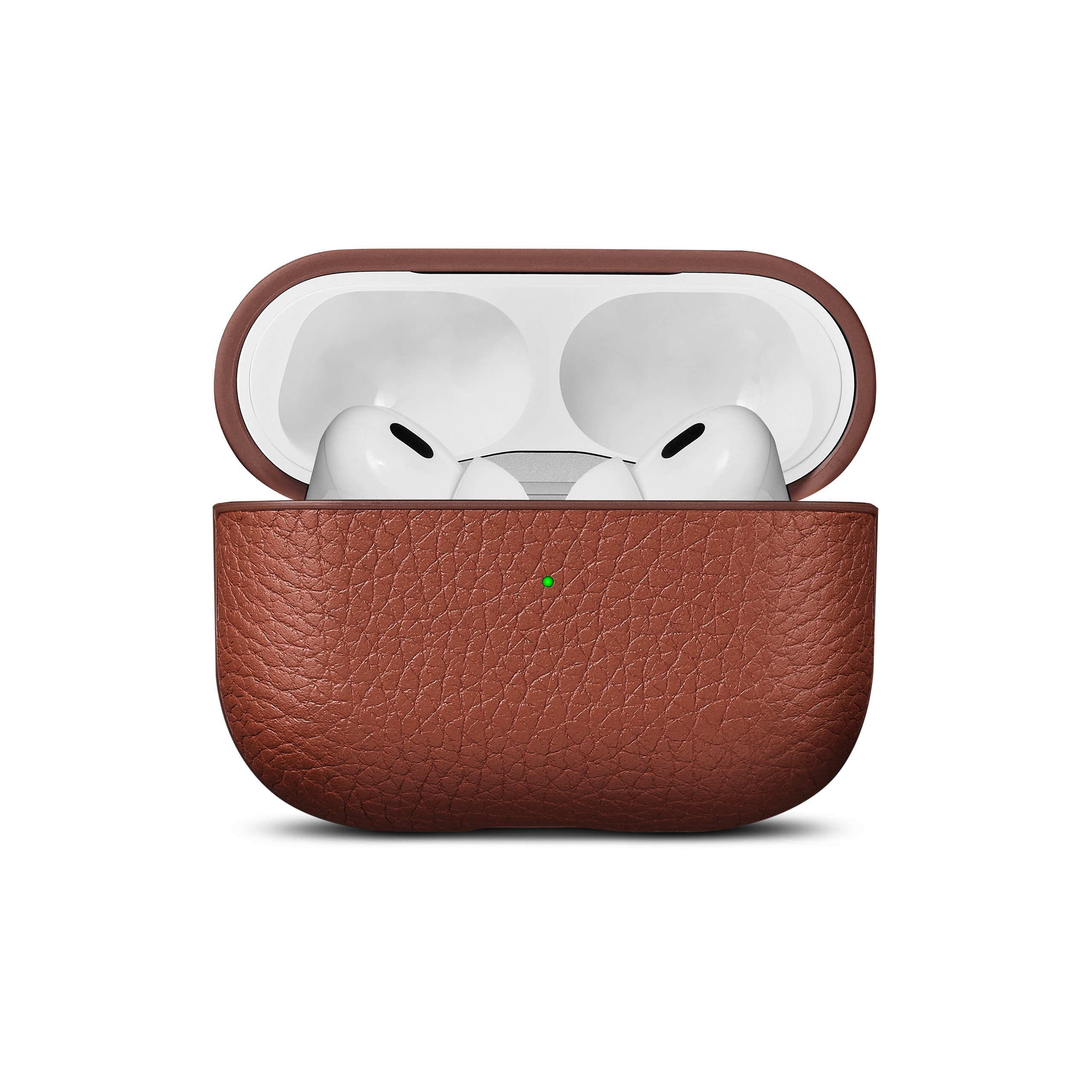 Funda Leather AirPods Pro 2 Cognac