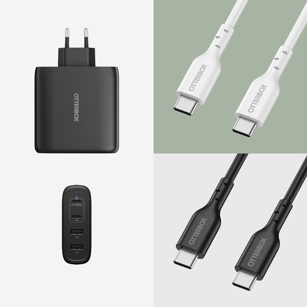 Cargador USB-C Four Port 100W Black