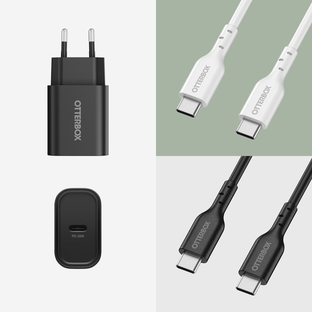 Cargador USB-C 20W PD Black