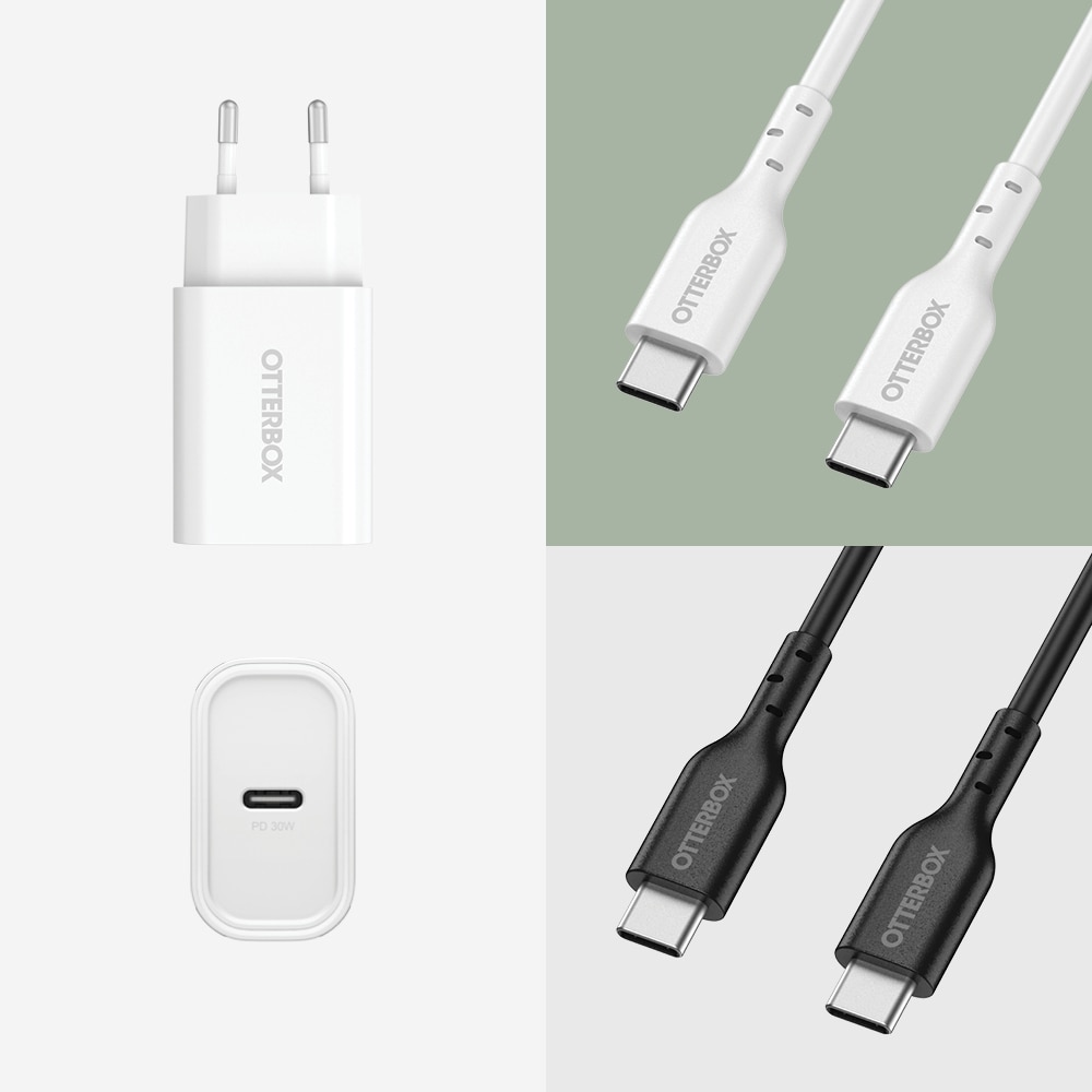 Cargador USB-C 30W PD White