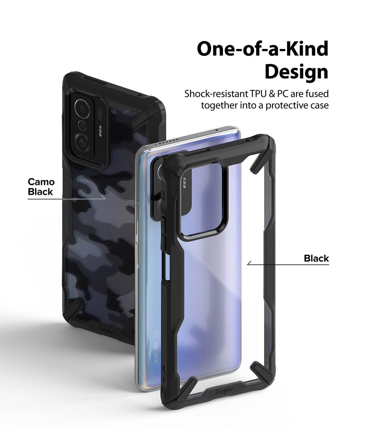 Funda Fusion X Xiaomi 11T/11T Pro Negro